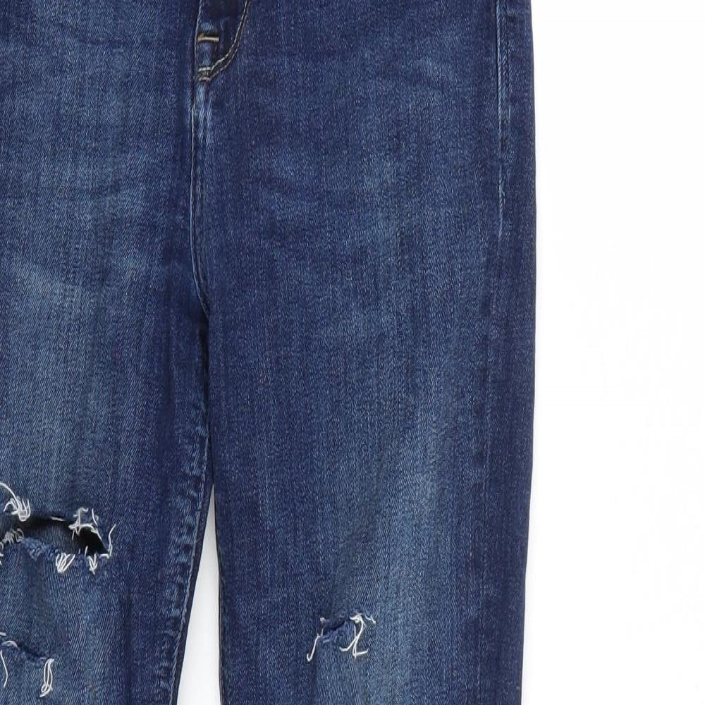 Preworn Womens Blue   Straight Jeans Size 28 L32 in