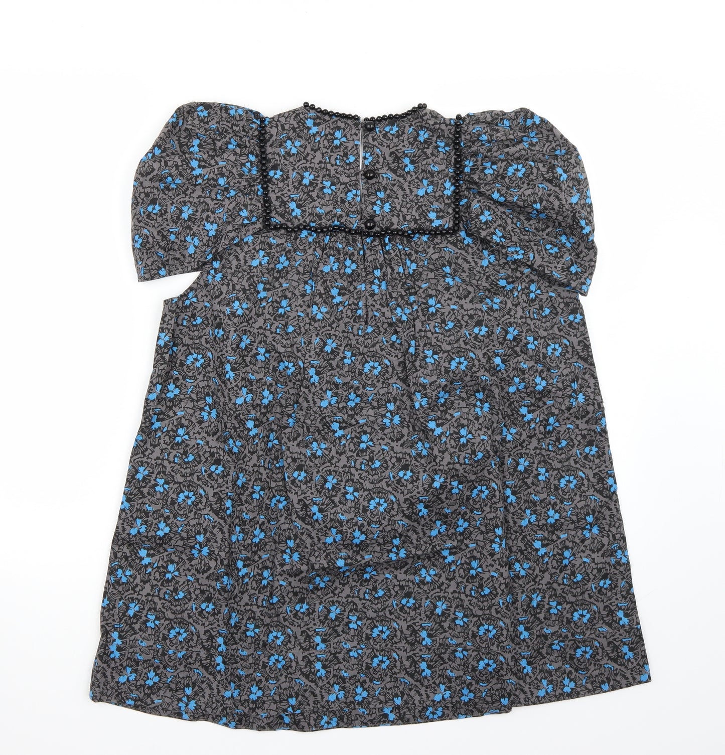 French Connection Womens Blue  Rayon A-Line  Size 14