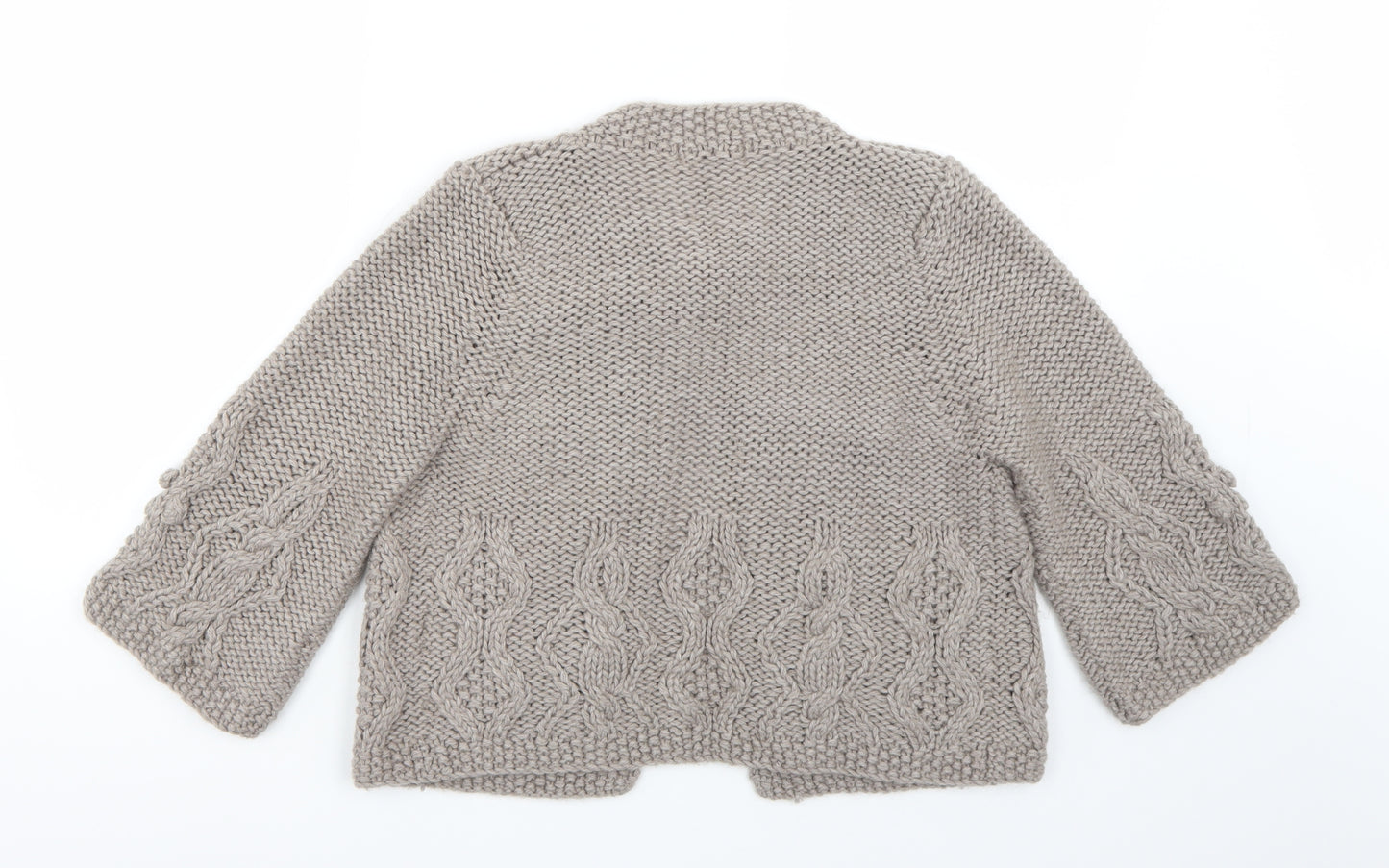 Marks and Spencer Womens Grey   Cardigan Jumper Size 14