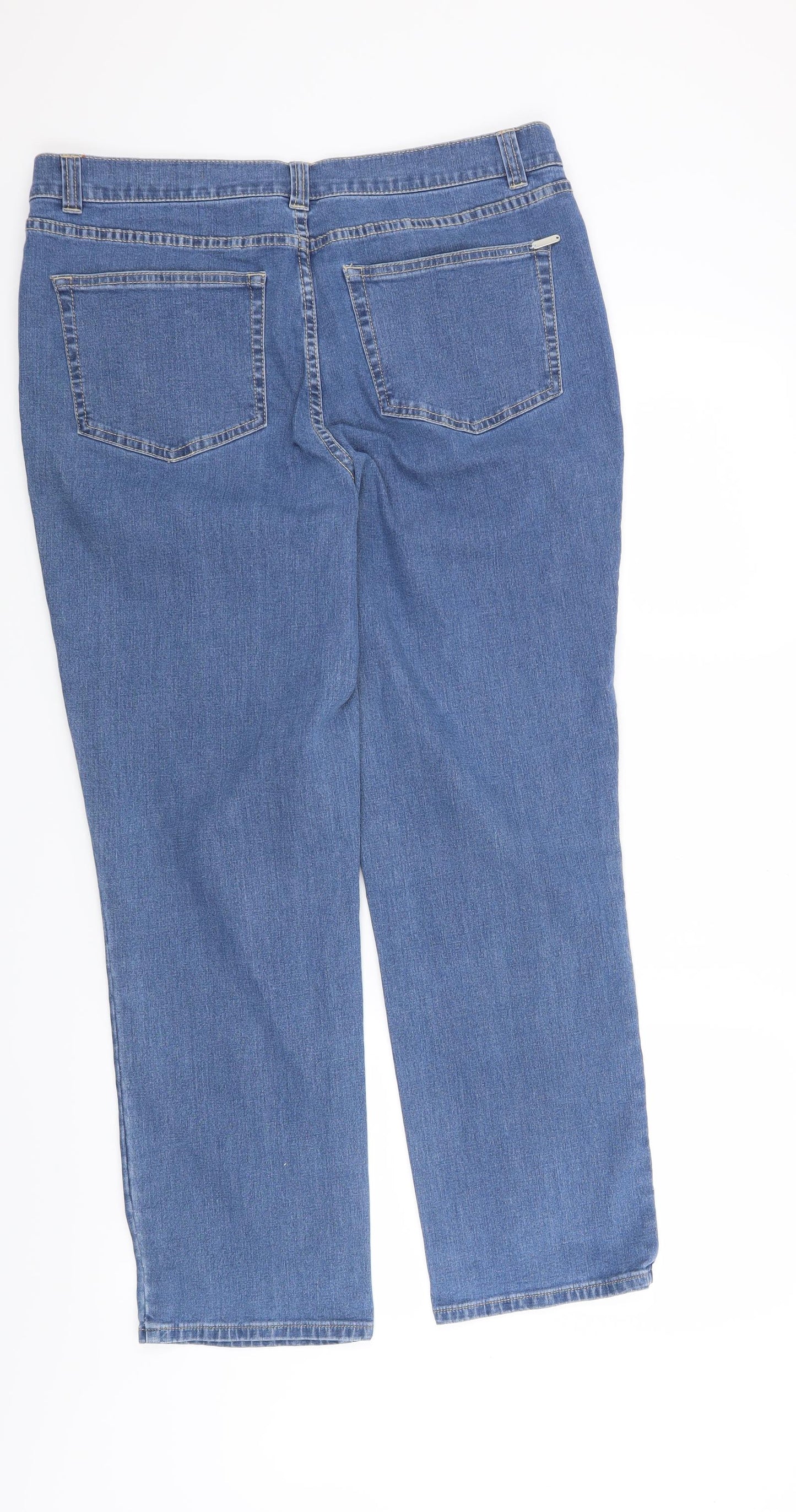 Ruth Langsford Womens Blue   Straight Jeans Size 34 in L28 in