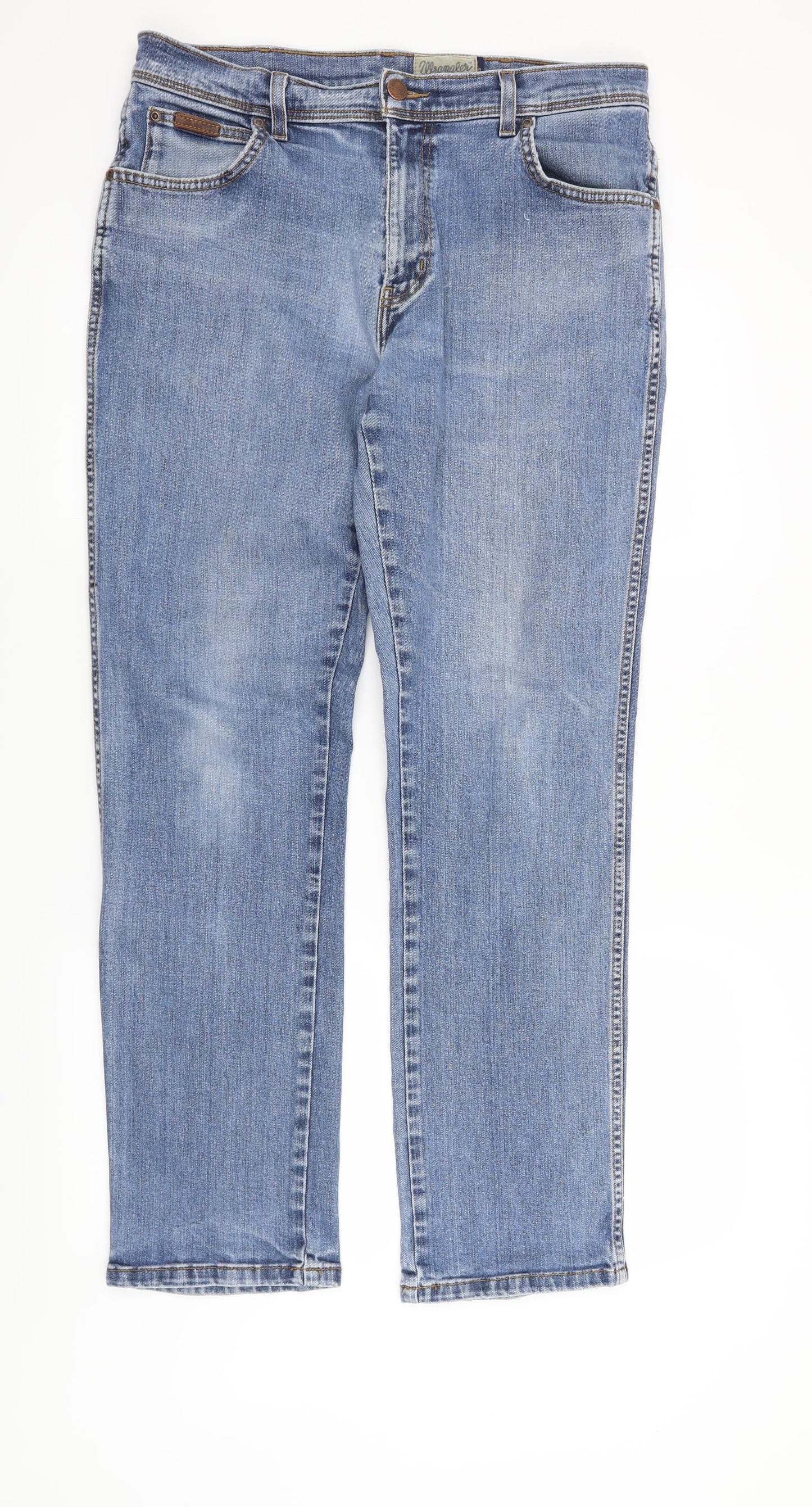 Wrangler Mens Blue   Straight Jeans  L31 in