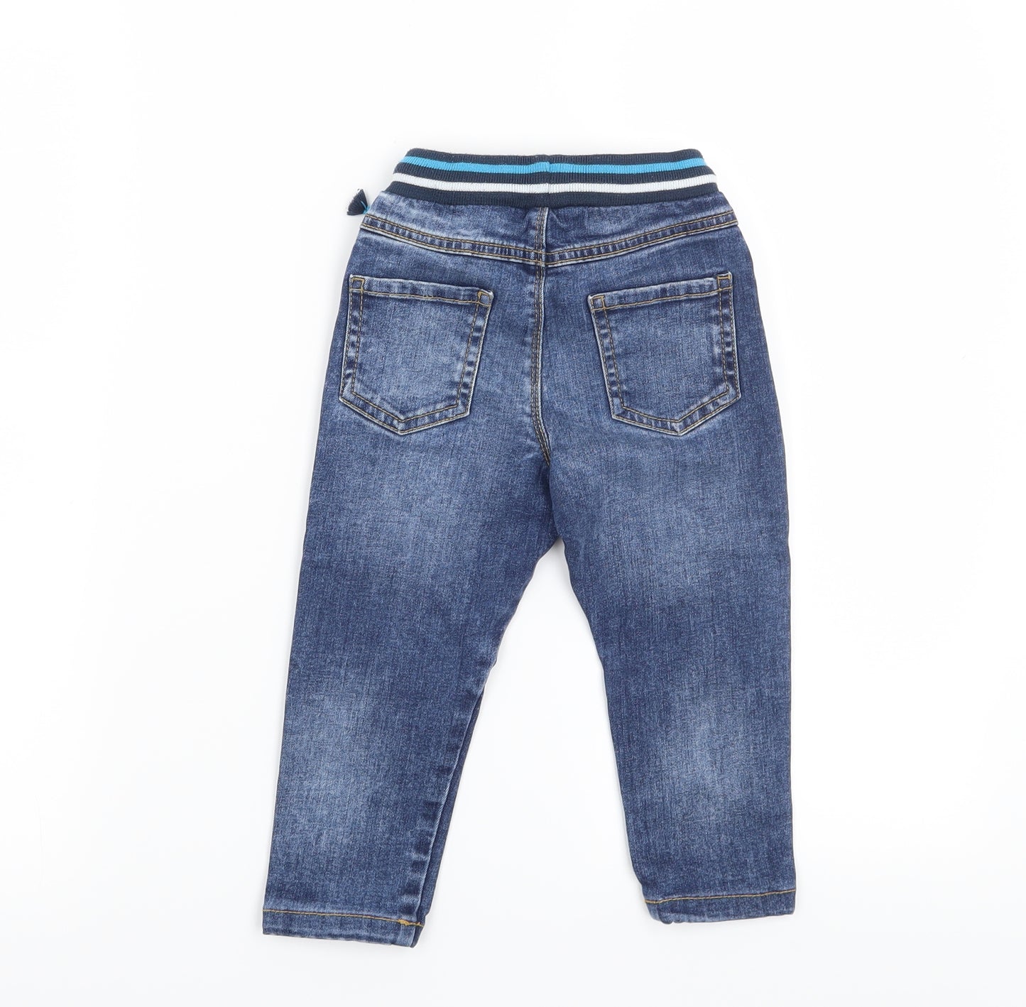 George Boys Blue   Cargo Jeans Size 18-24 Months  - Dinosaur