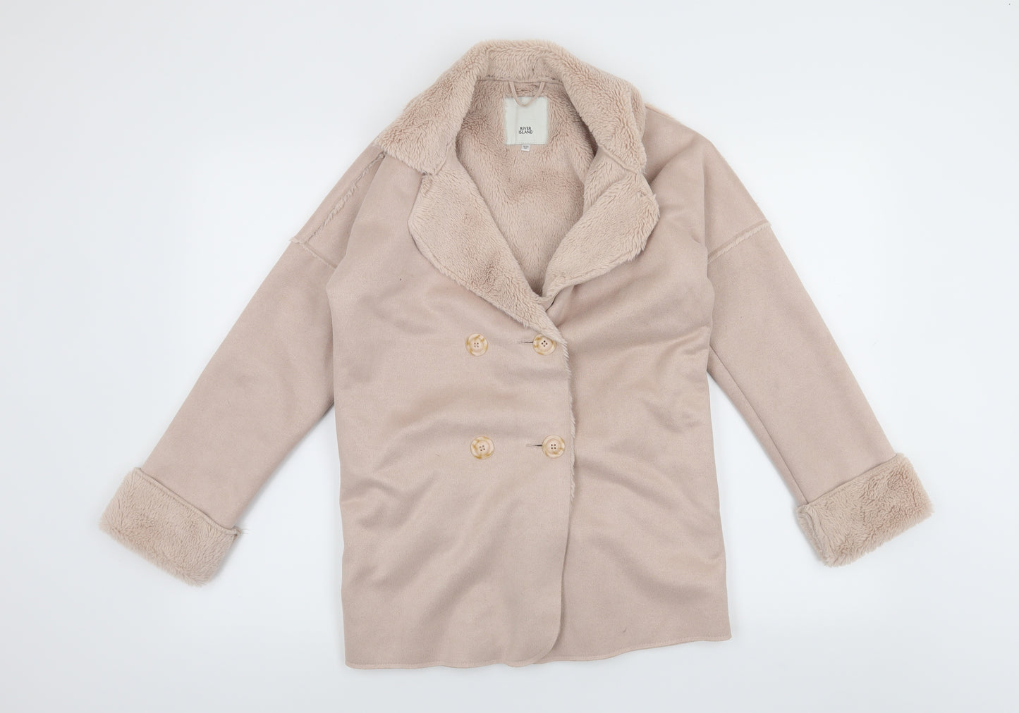 River Island Girls Pink   Jacket  Size 9-10 Years