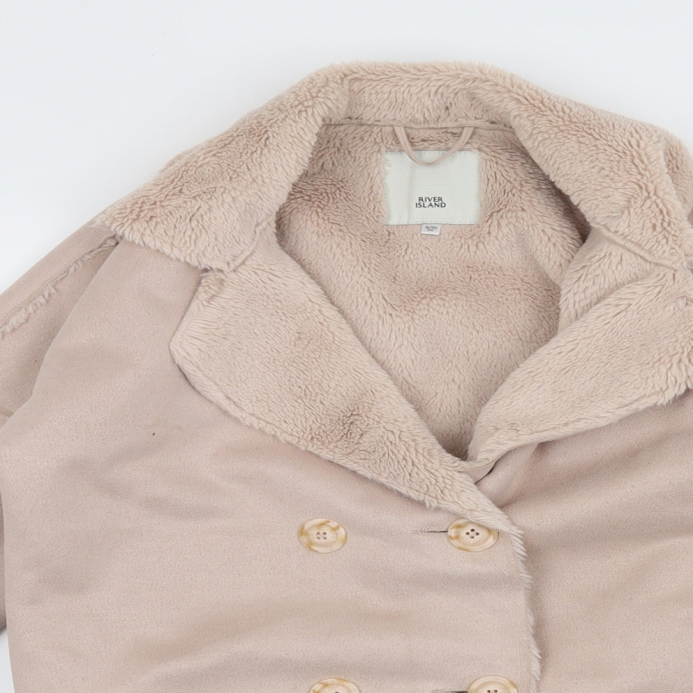 River Island Girls Pink   Jacket  Size 9-10 Years