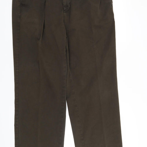 Marks and Spencer Mens Green   Trousers  Size 40 in L31 in