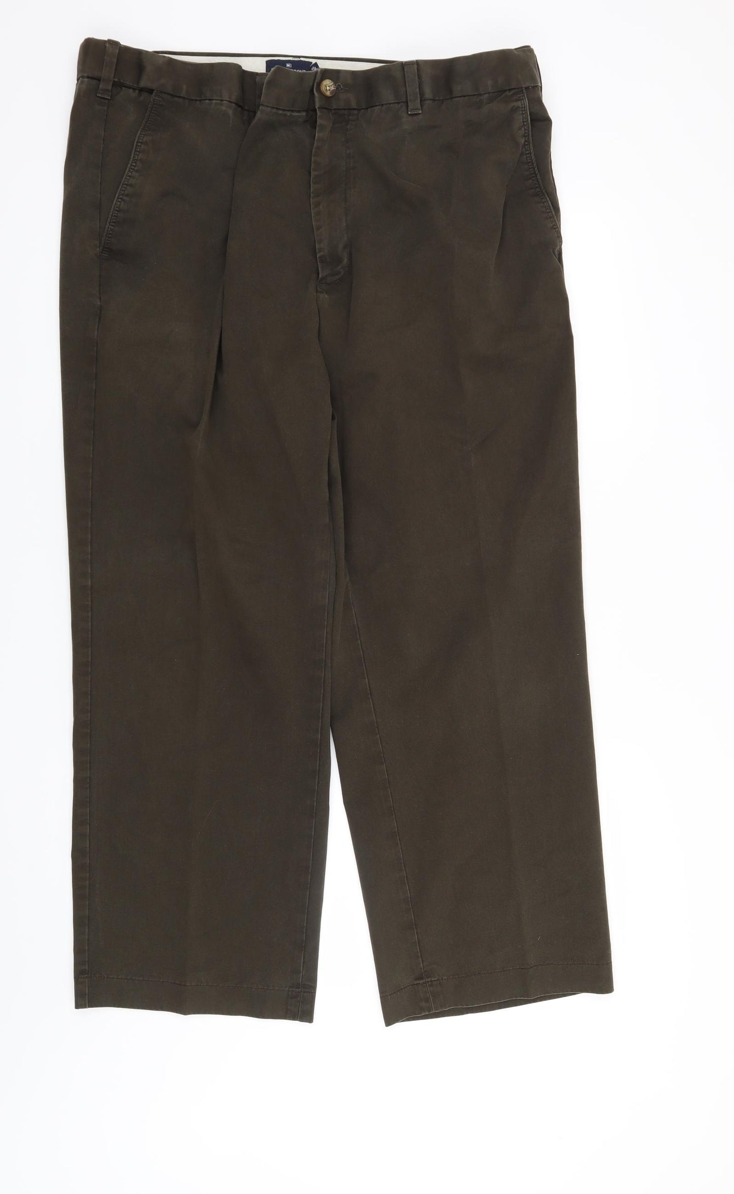 Marks and Spencer Mens Green   Trousers  Size 40 in L31 in