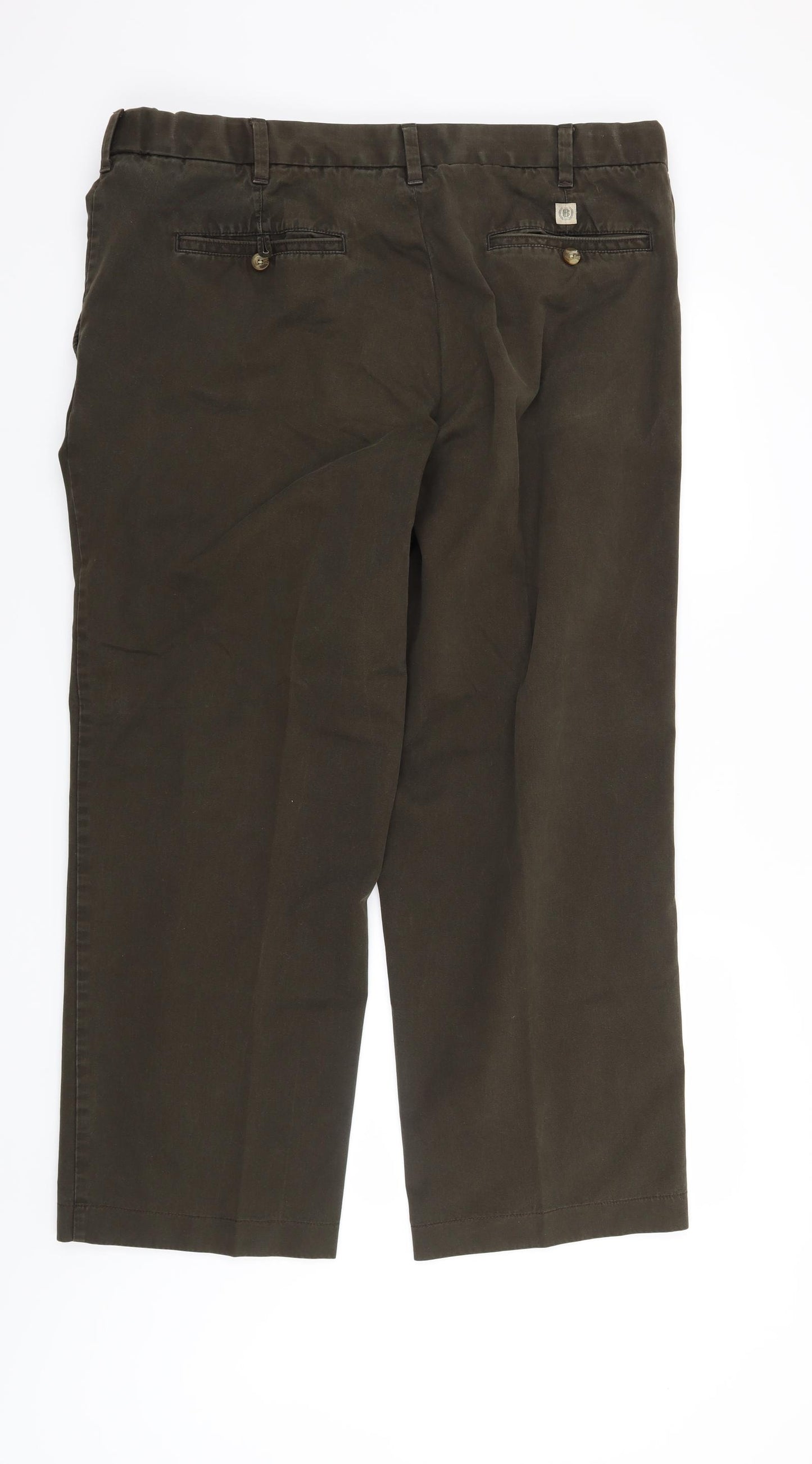 Marks and Spencer Mens Green   Trousers  Size 40 in L31 in