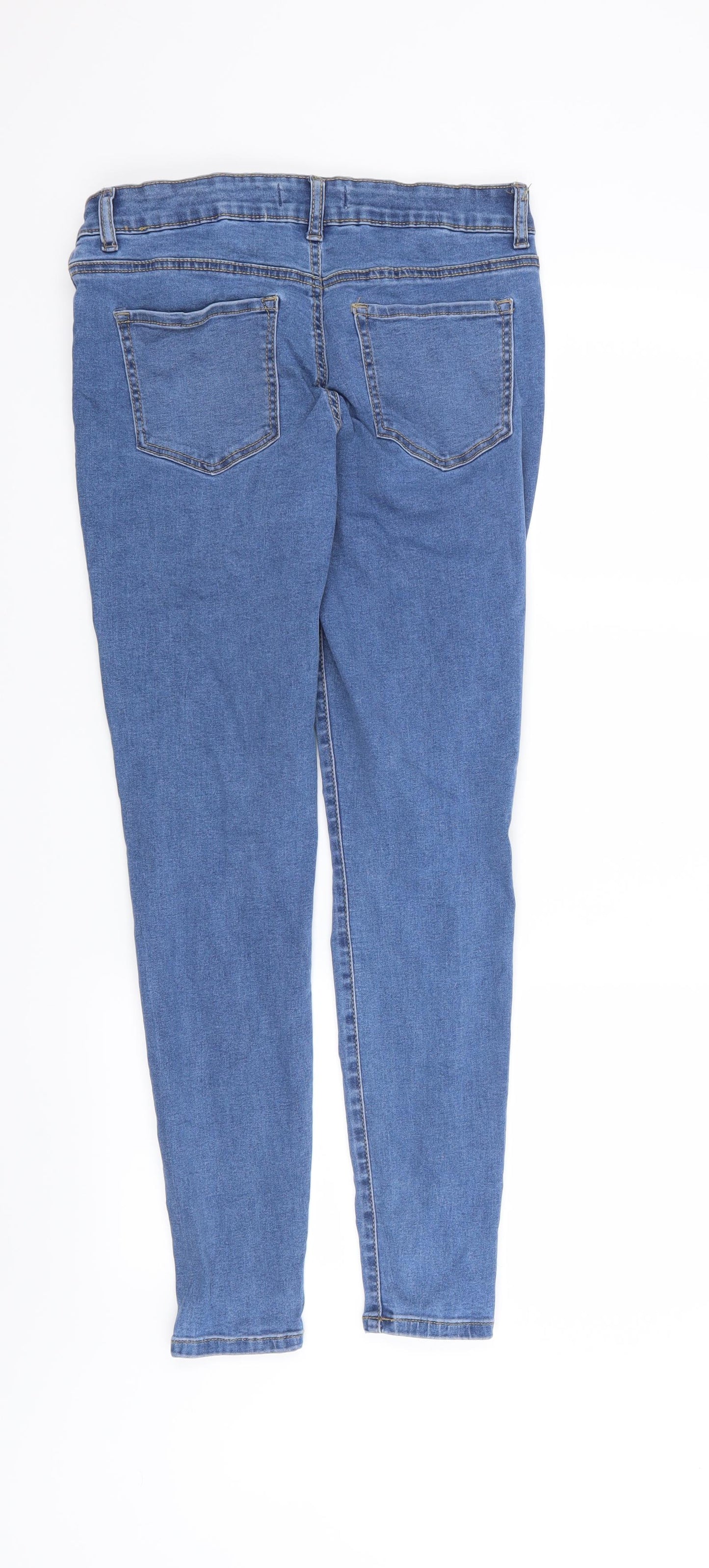Denim CO Womens Blue   Skinny Jeans Size 14 L28 in