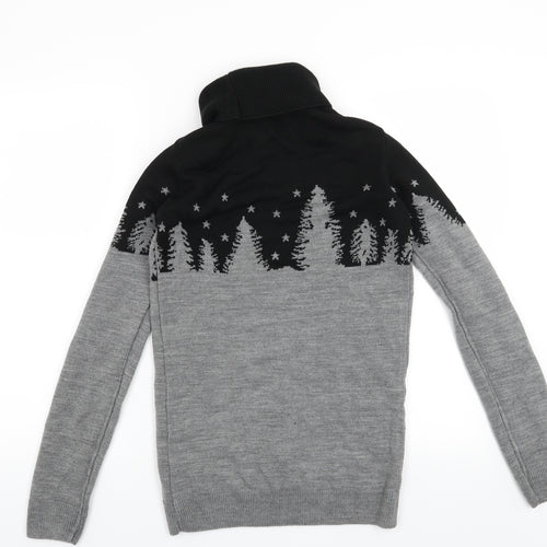 Boohoo Mens Grey   Pullover Jumper Size L
