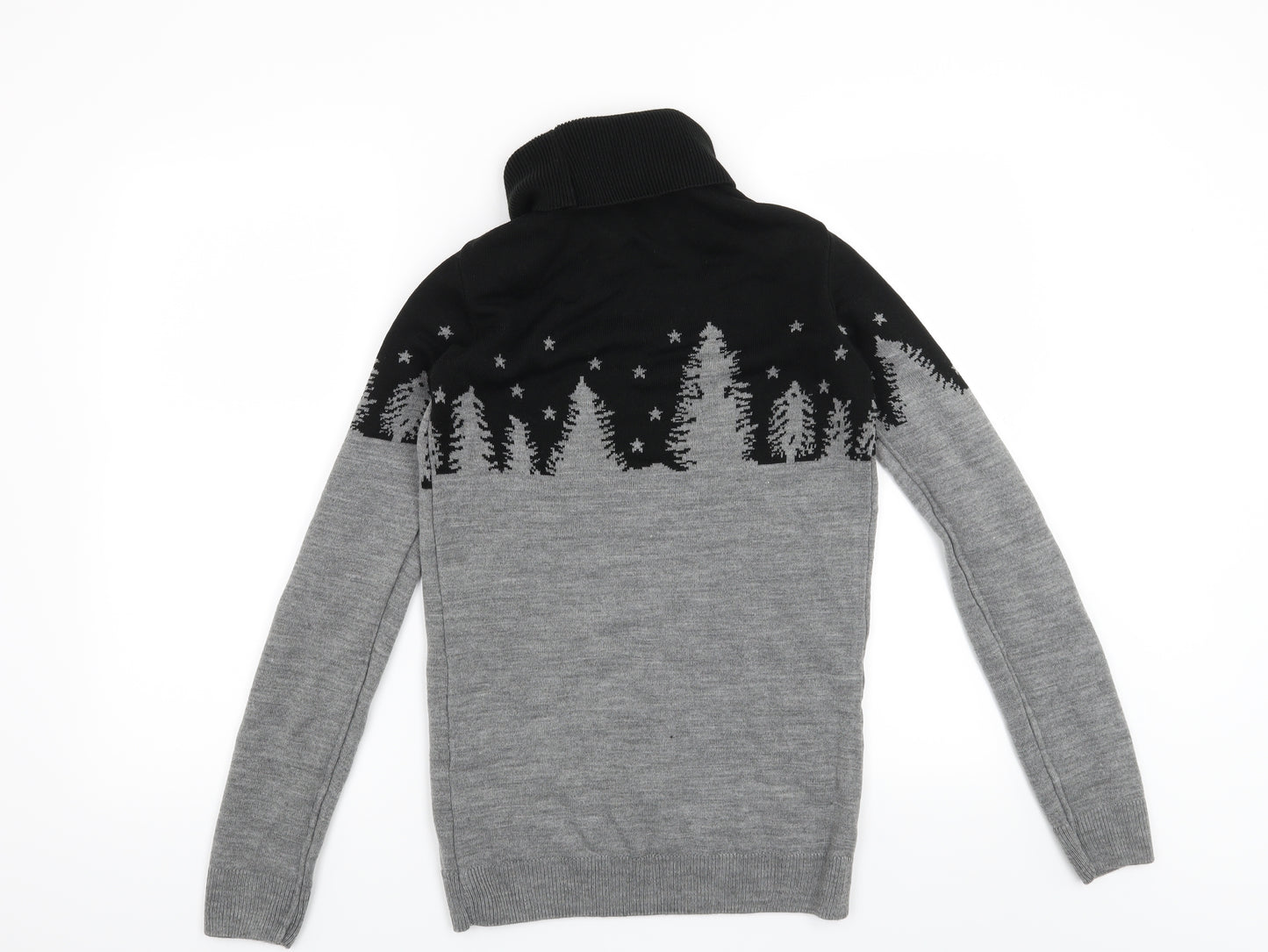 Boohoo Mens Grey   Pullover Jumper Size L