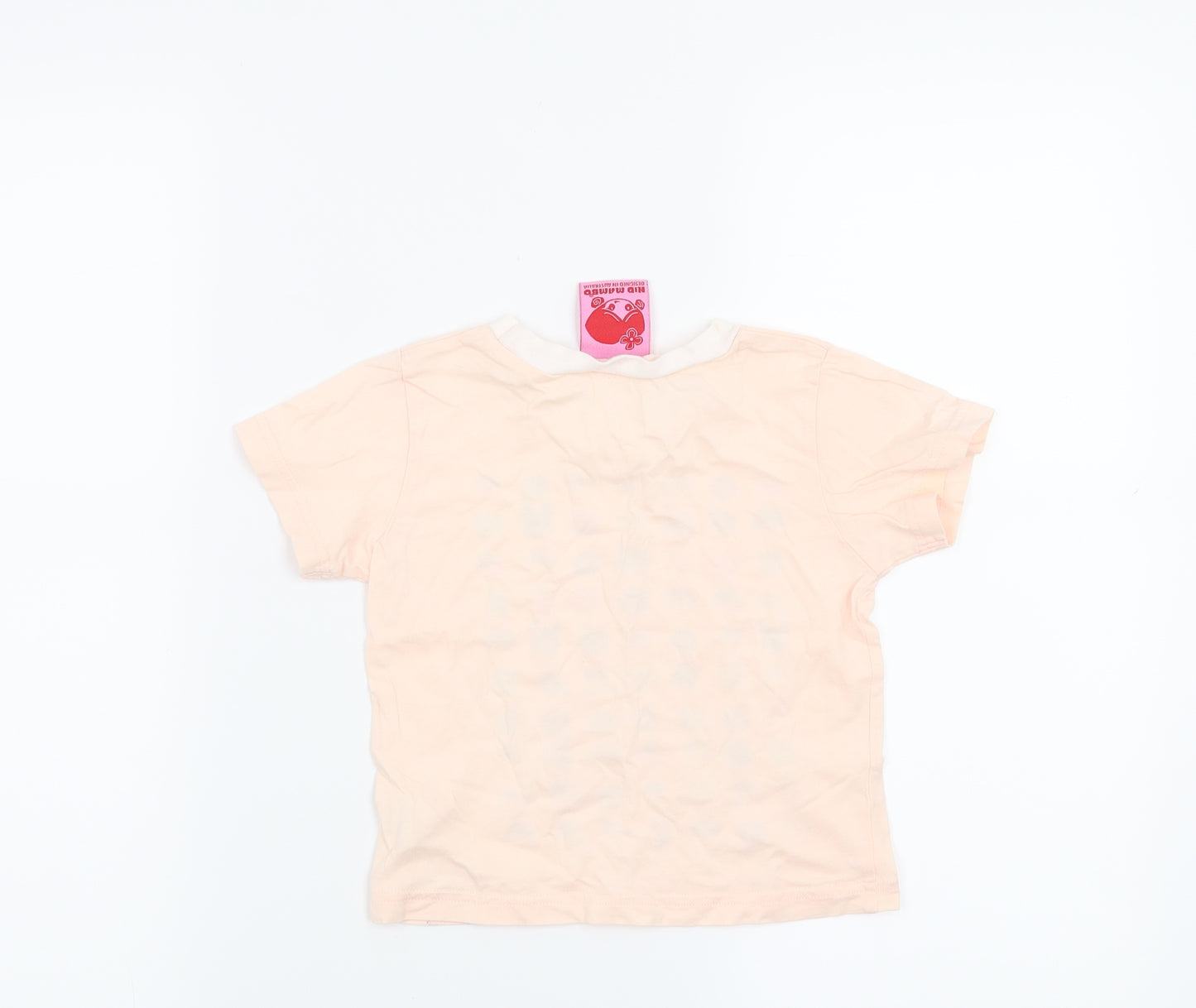 Mambo Girls Orange   Basic T-Shirt Size 4 Years