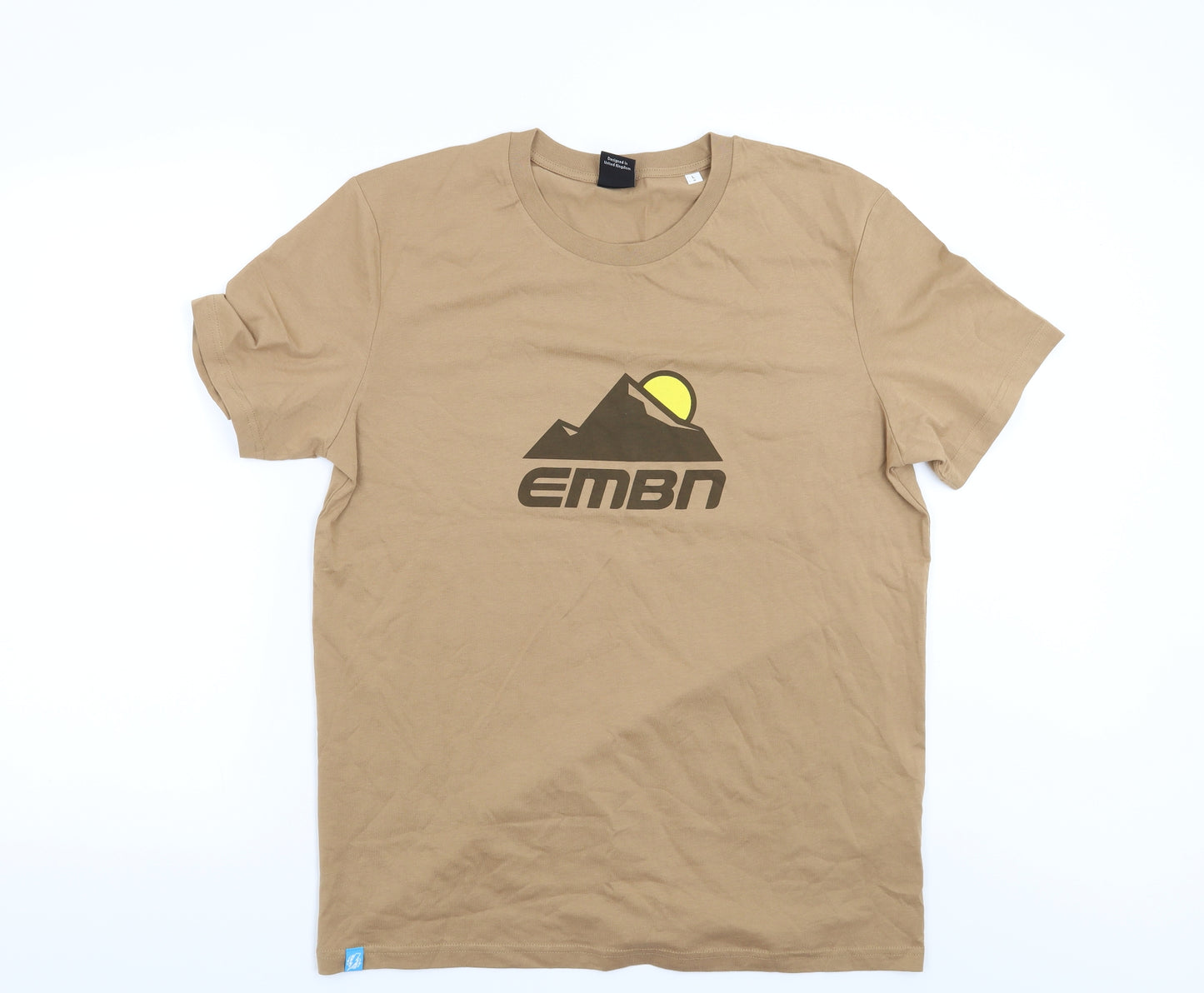 EMBN Mens Brown    T-Shirt Size L
