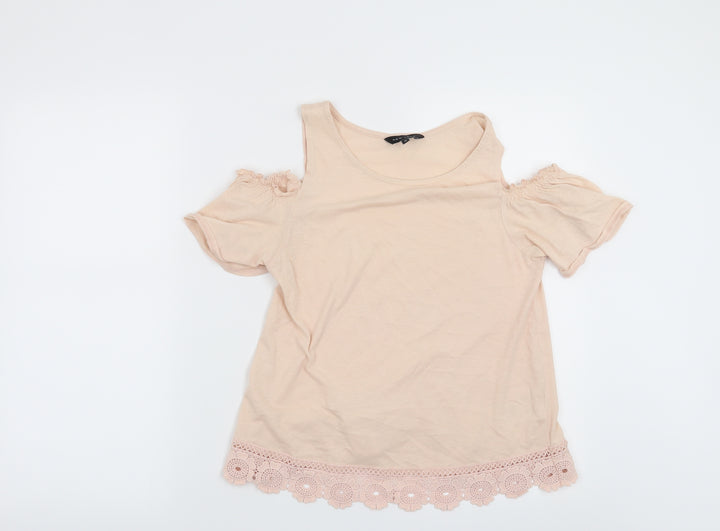 New Look Womens Orange   Basic T-Shirt Size 10