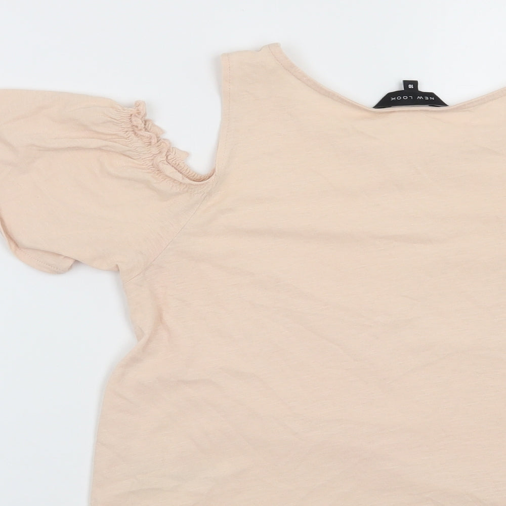 New Look Womens Orange   Basic T-Shirt Size 10