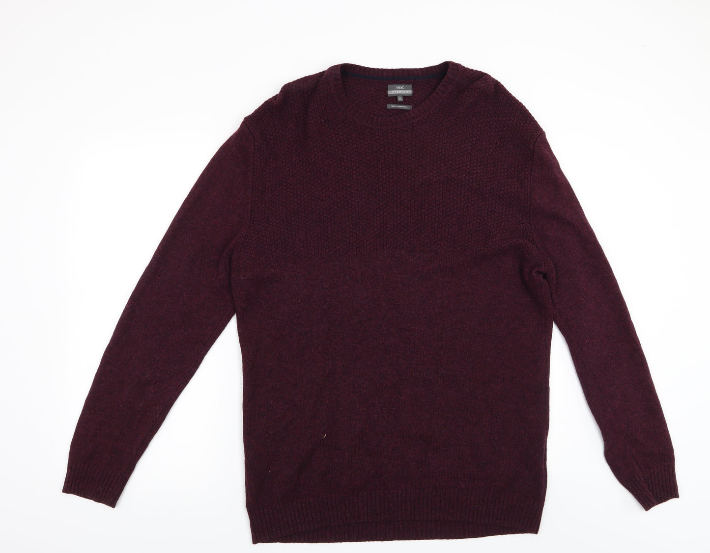 NEXT Mens Red   Pullover Jumper Size XL