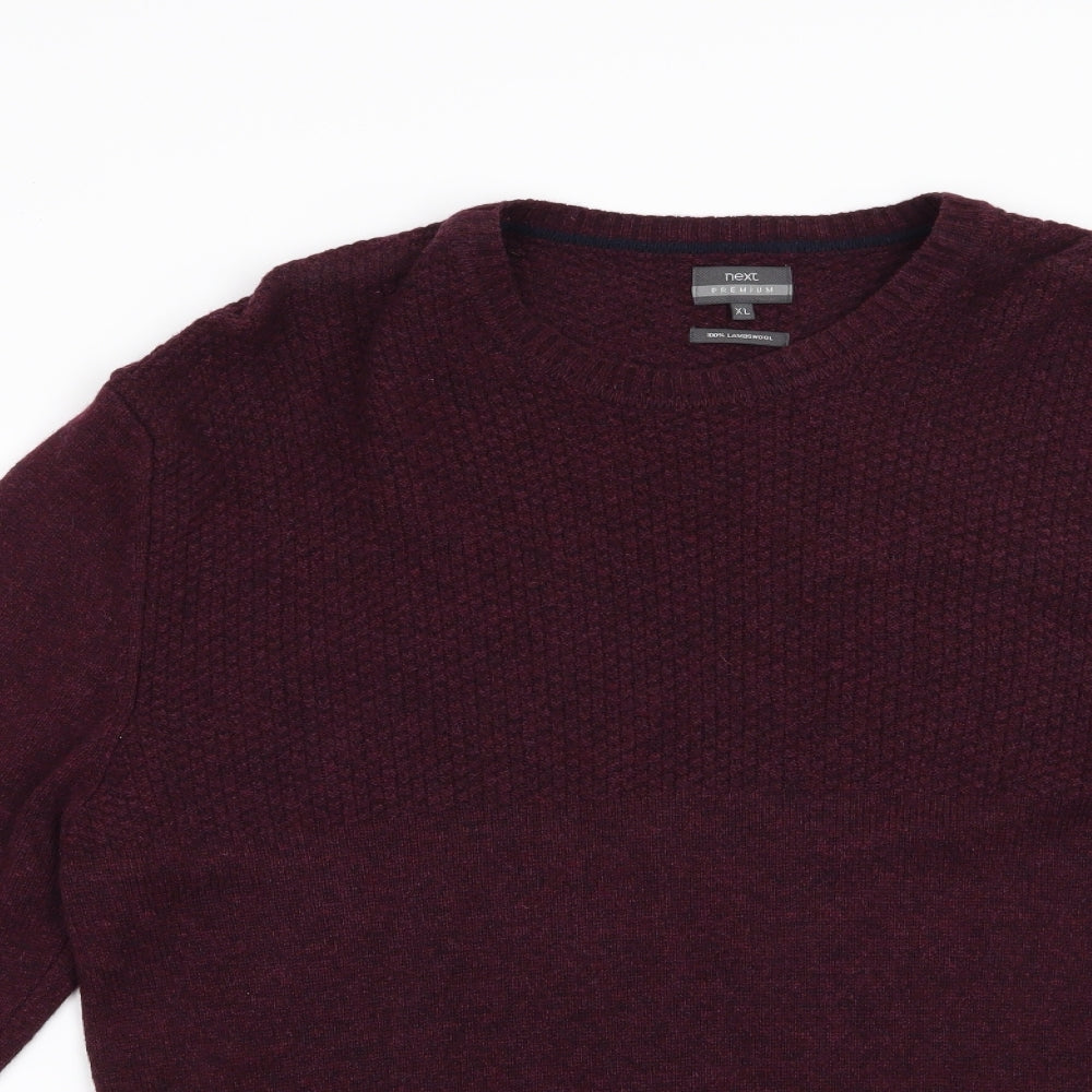 NEXT Mens Red   Pullover Jumper Size XL