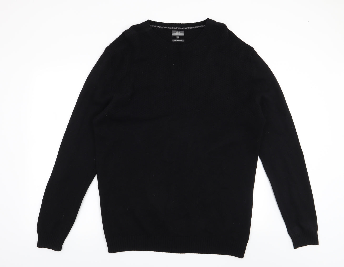 NEXT Mens Black   Pullover Jumper Size XL