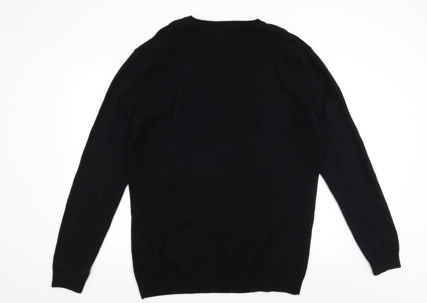 NEXT Mens Black   Pullover Jumper Size XL