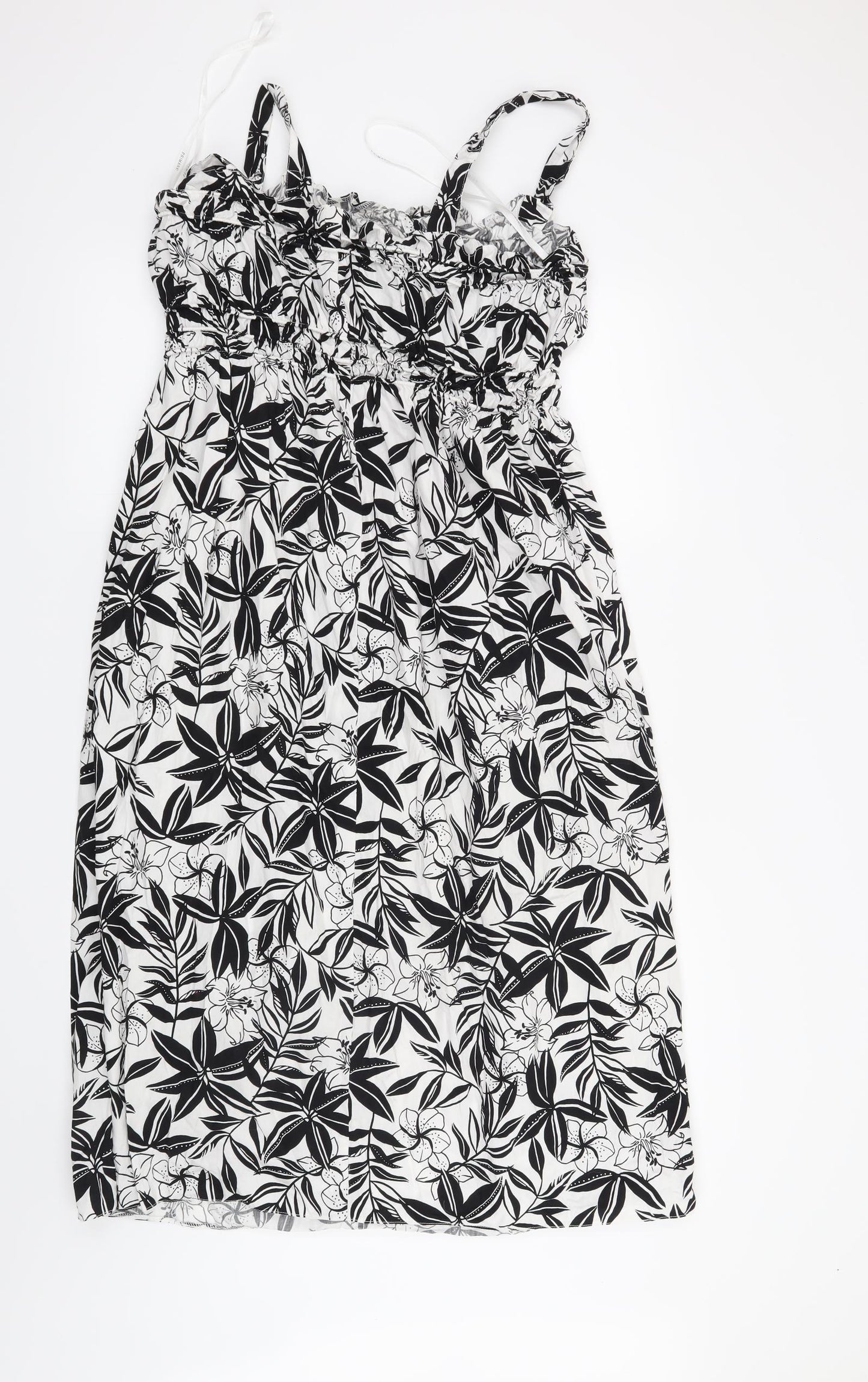 Primark Womens White Floral  Shift  Size 14