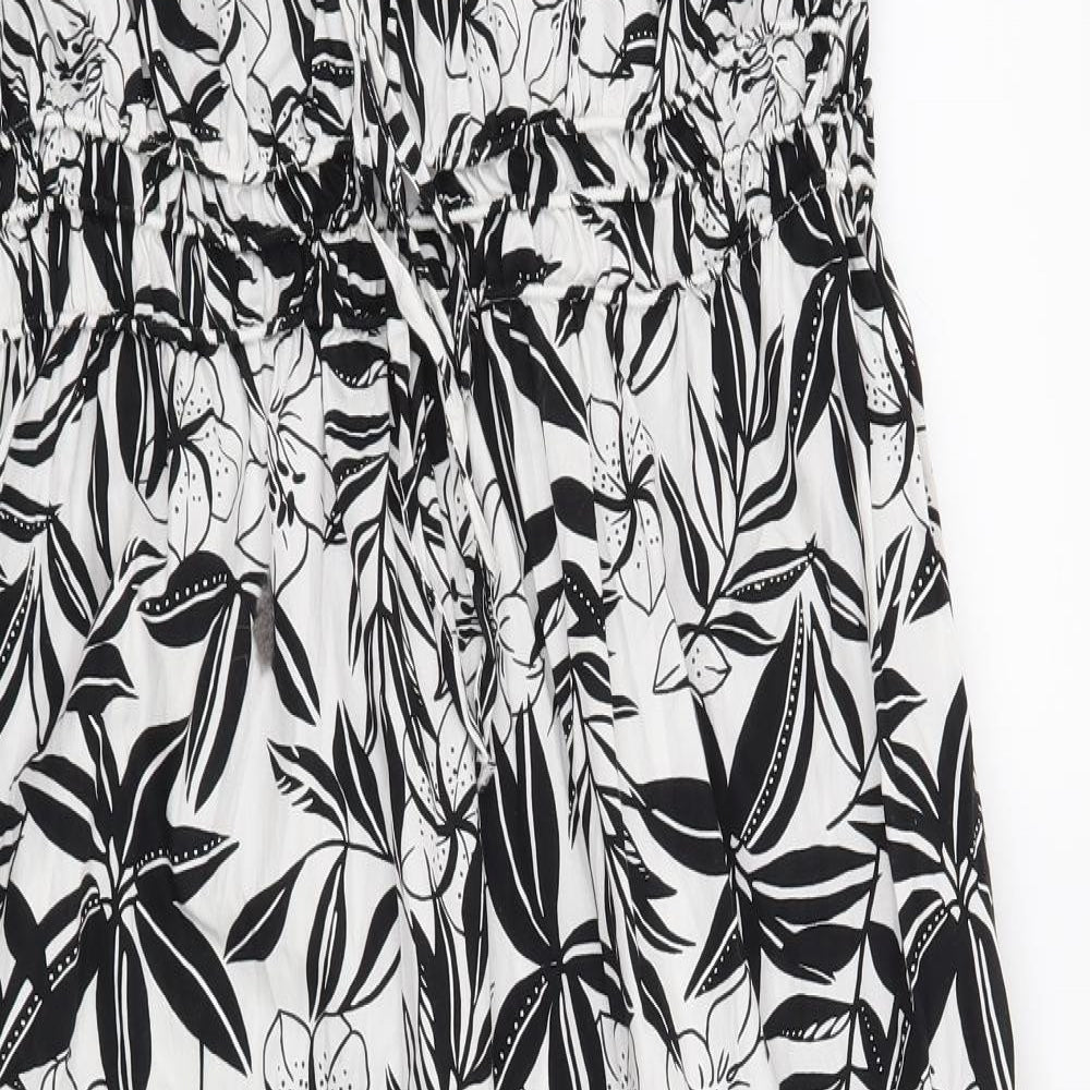 Primark Womens White Floral  Shift  Size 14