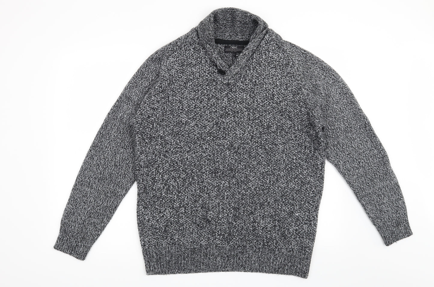 NEXT Mens Black   Pullover Jumper Size L