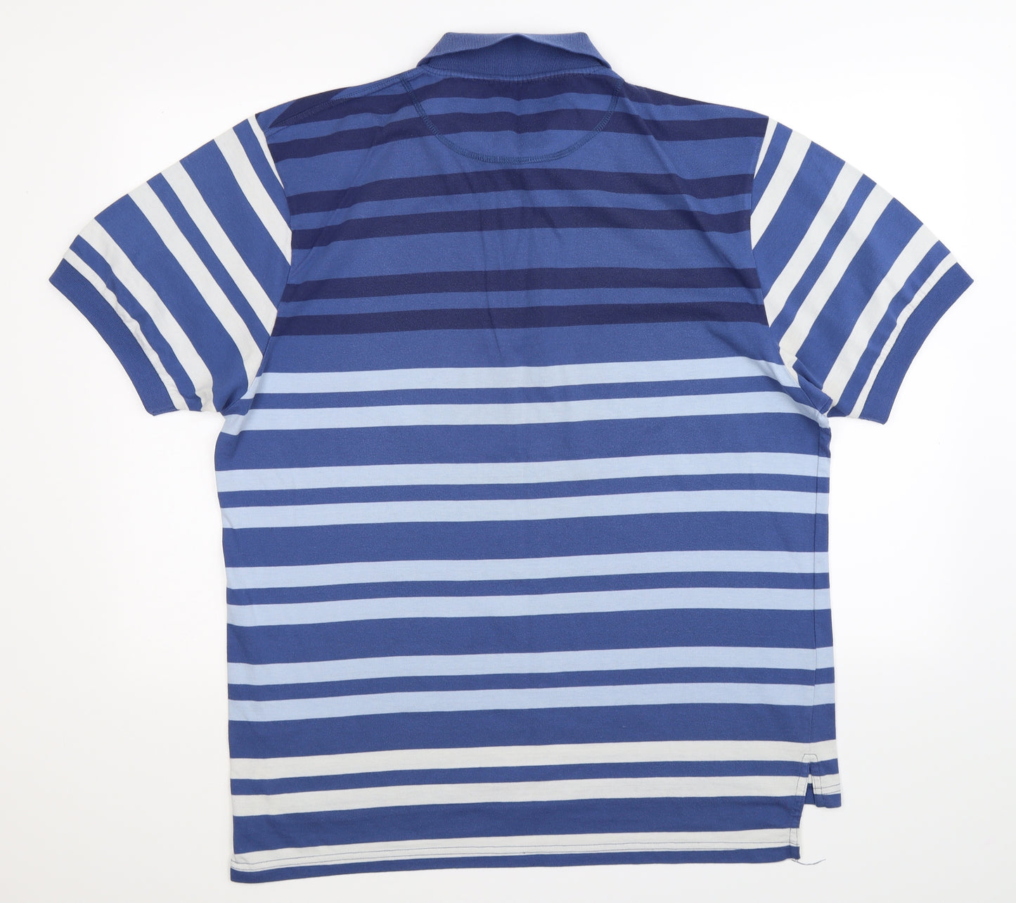 Tottenham Hotspur F.C. Mens Blue Striped   Polo Size XL