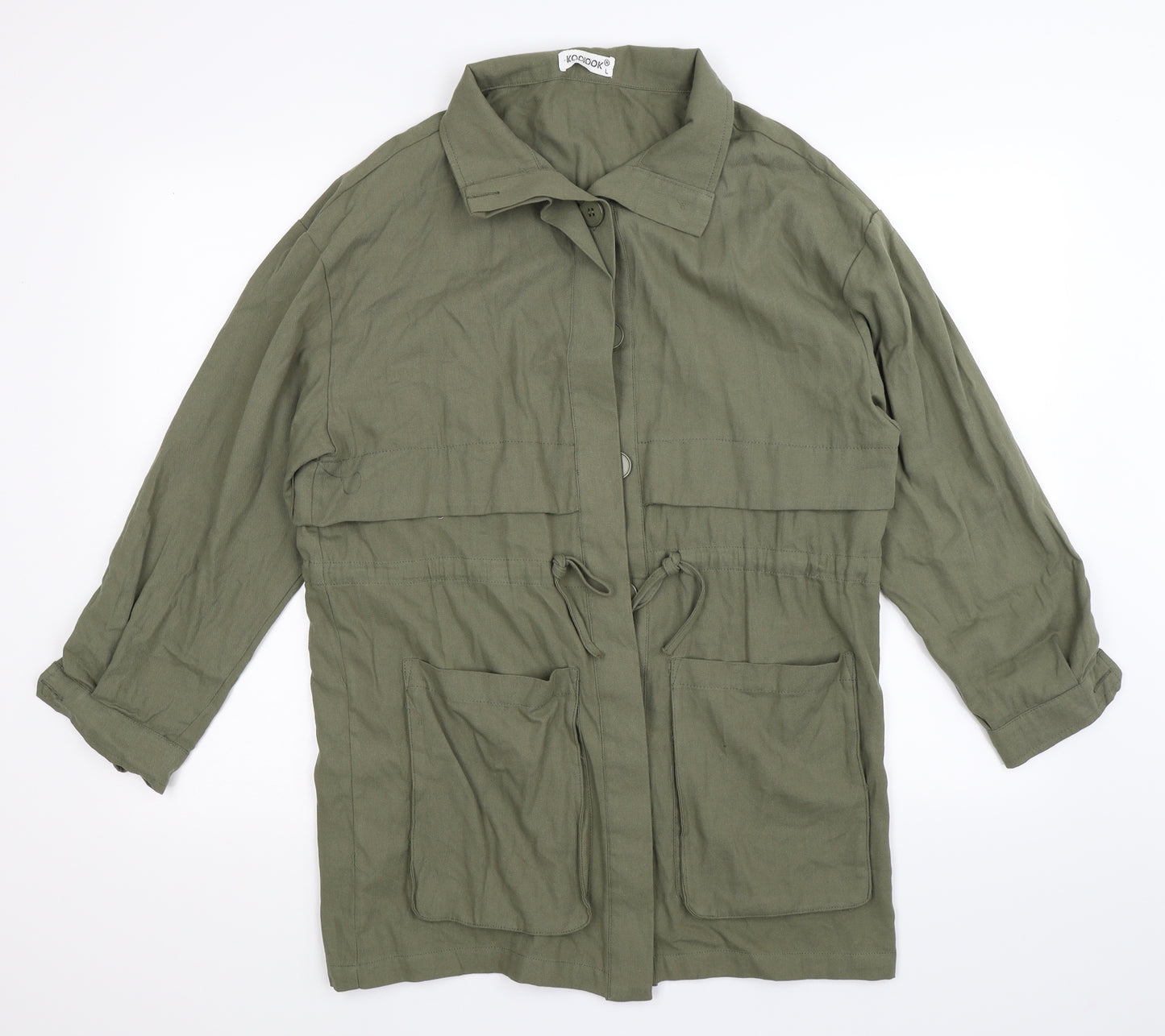 Kooiook Womens Green   Jacket  Size L