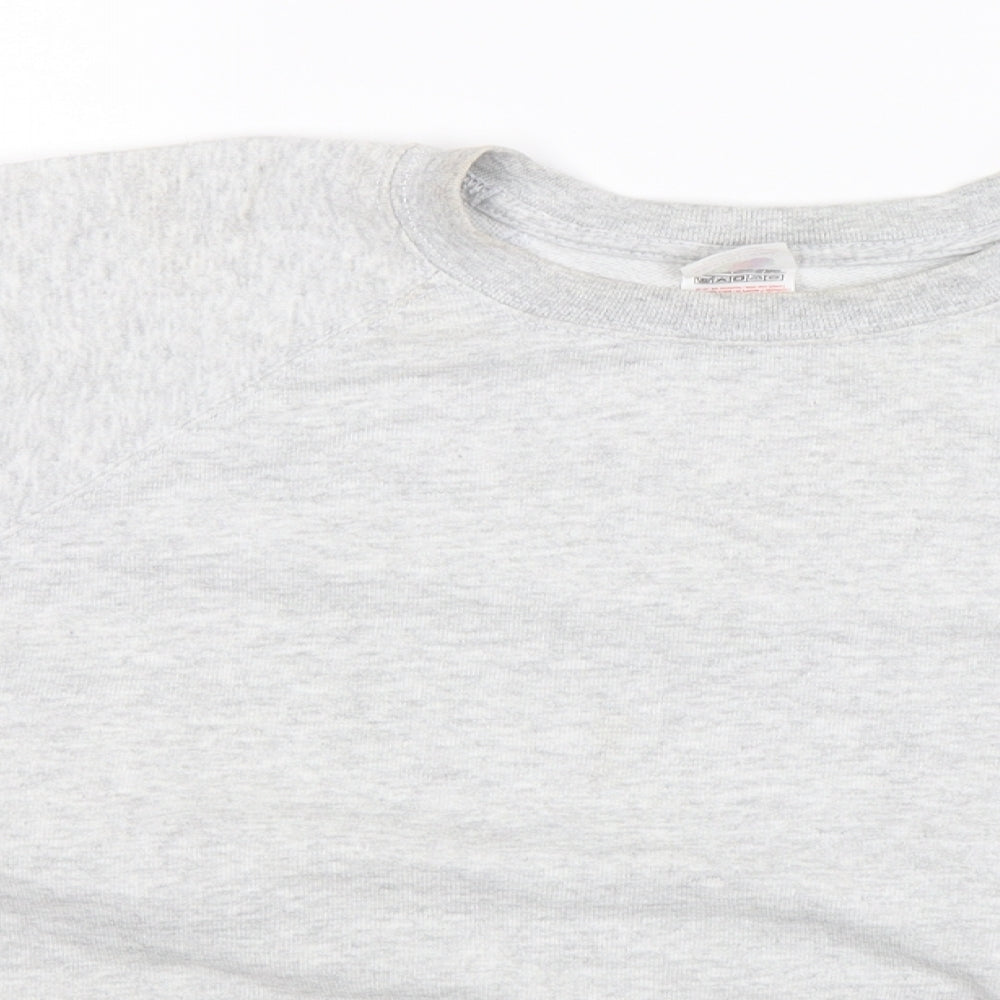 Fruit of the Loom Mens Grey   Pullover Sweatshirt Size 2XL