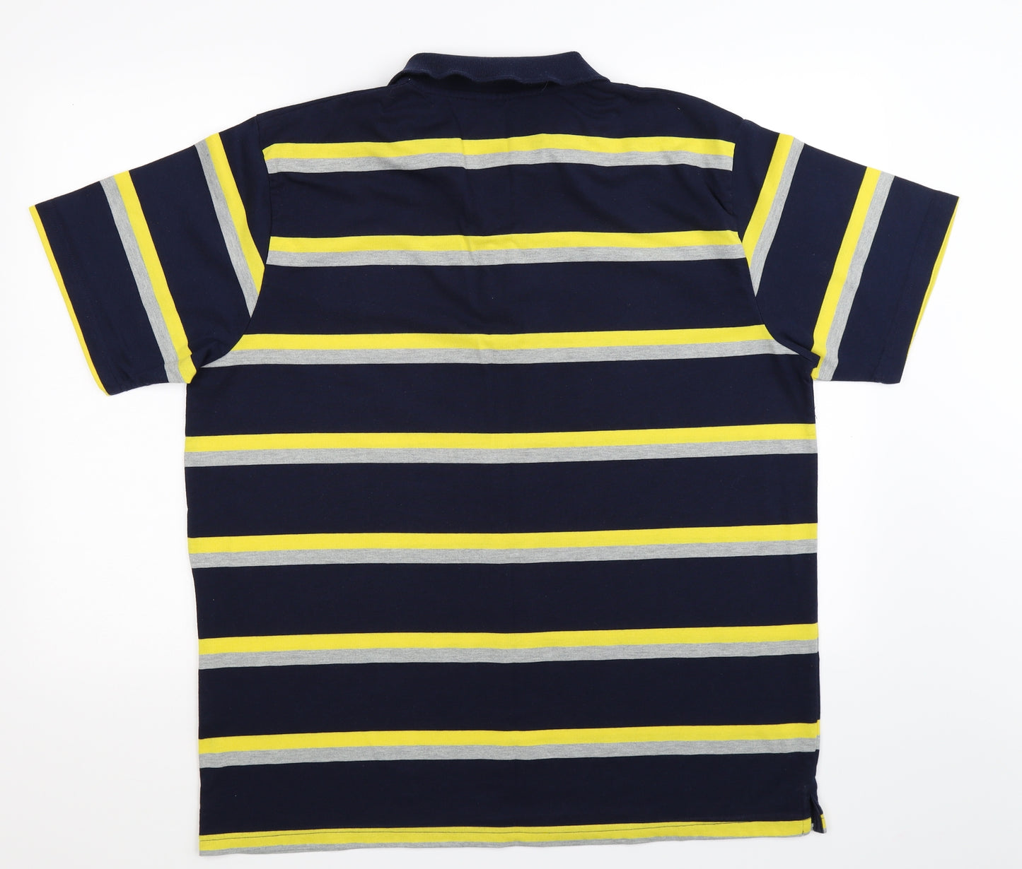 Tottenham Hotspur F.C. Mens Blue Striped   Polo Size 2XL