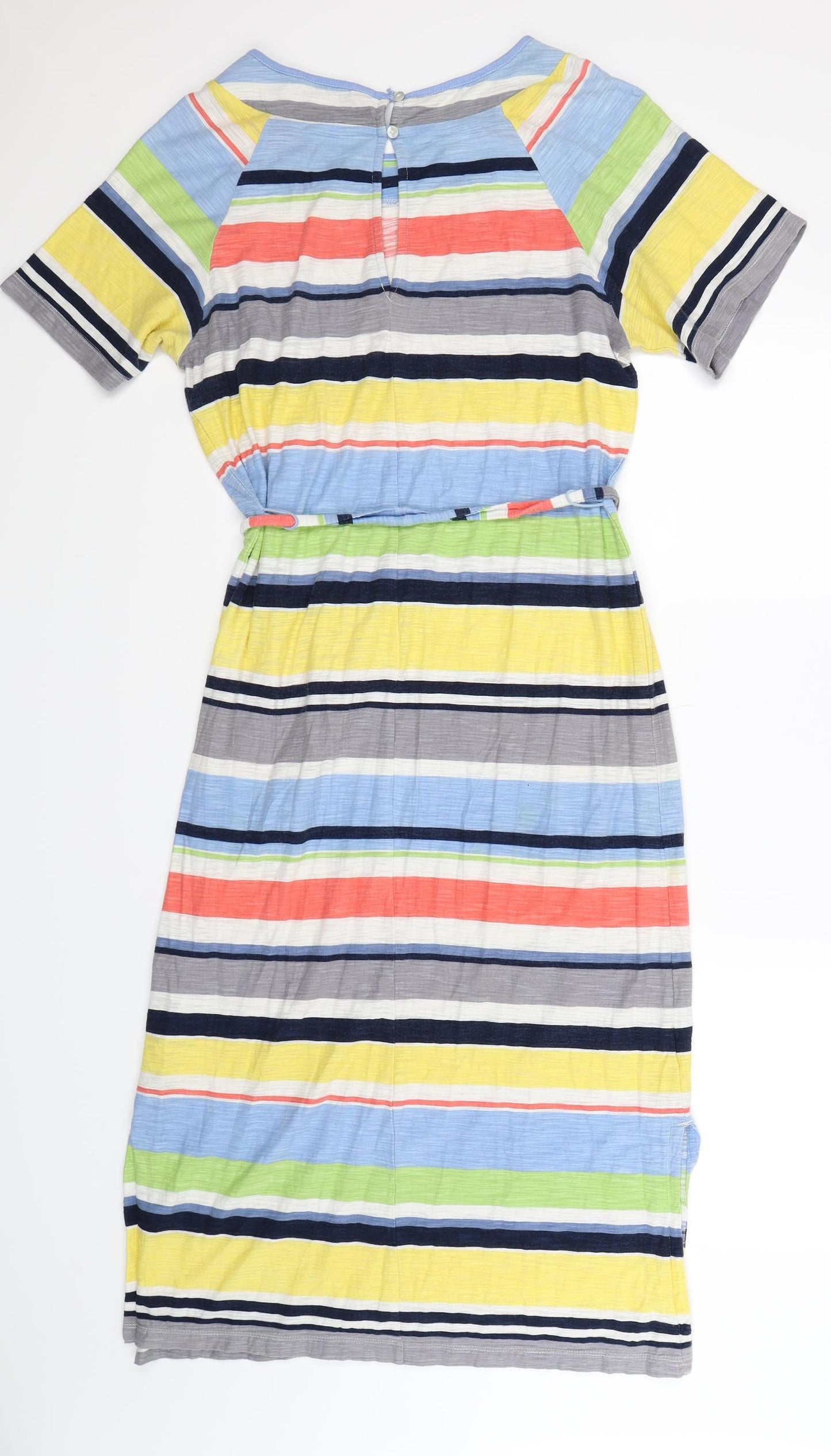 NEXT Womens Multicoloured Striped  T-Shirt Dress  Size 12