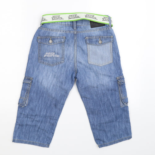 No Fear Boys Blue  Denim Cropped Jeans Size 11-12 Years