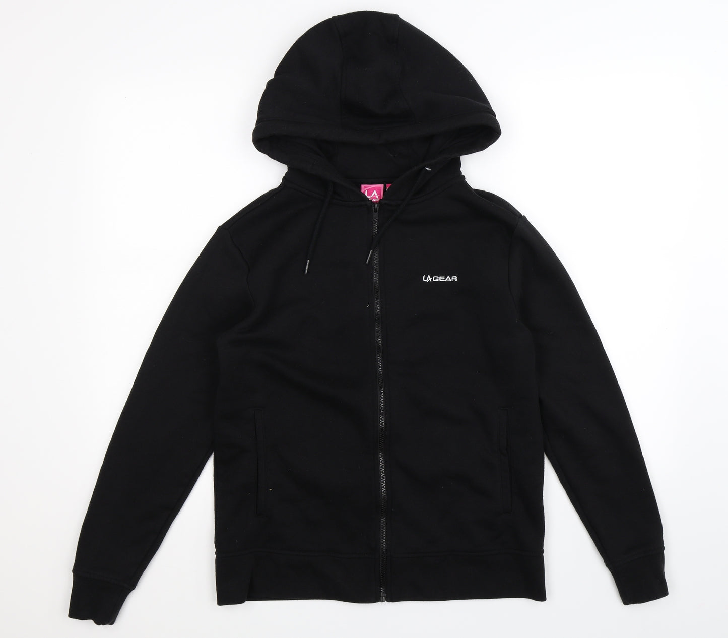 LA Gear Womens Black   Full Zip Hoodie Size 8