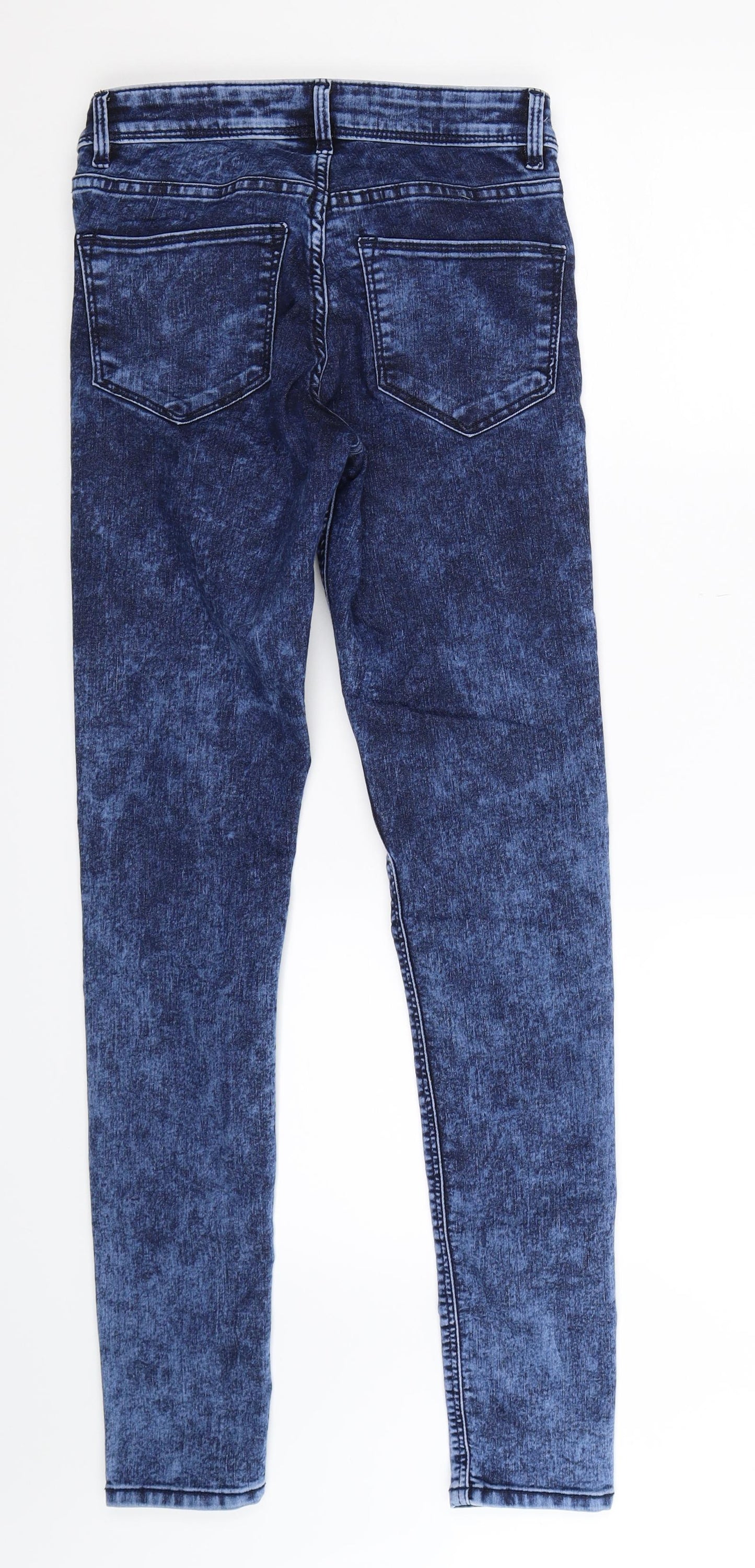 Divided Womens Blue  Denim Skinny Jeans Size 10 L31 in
