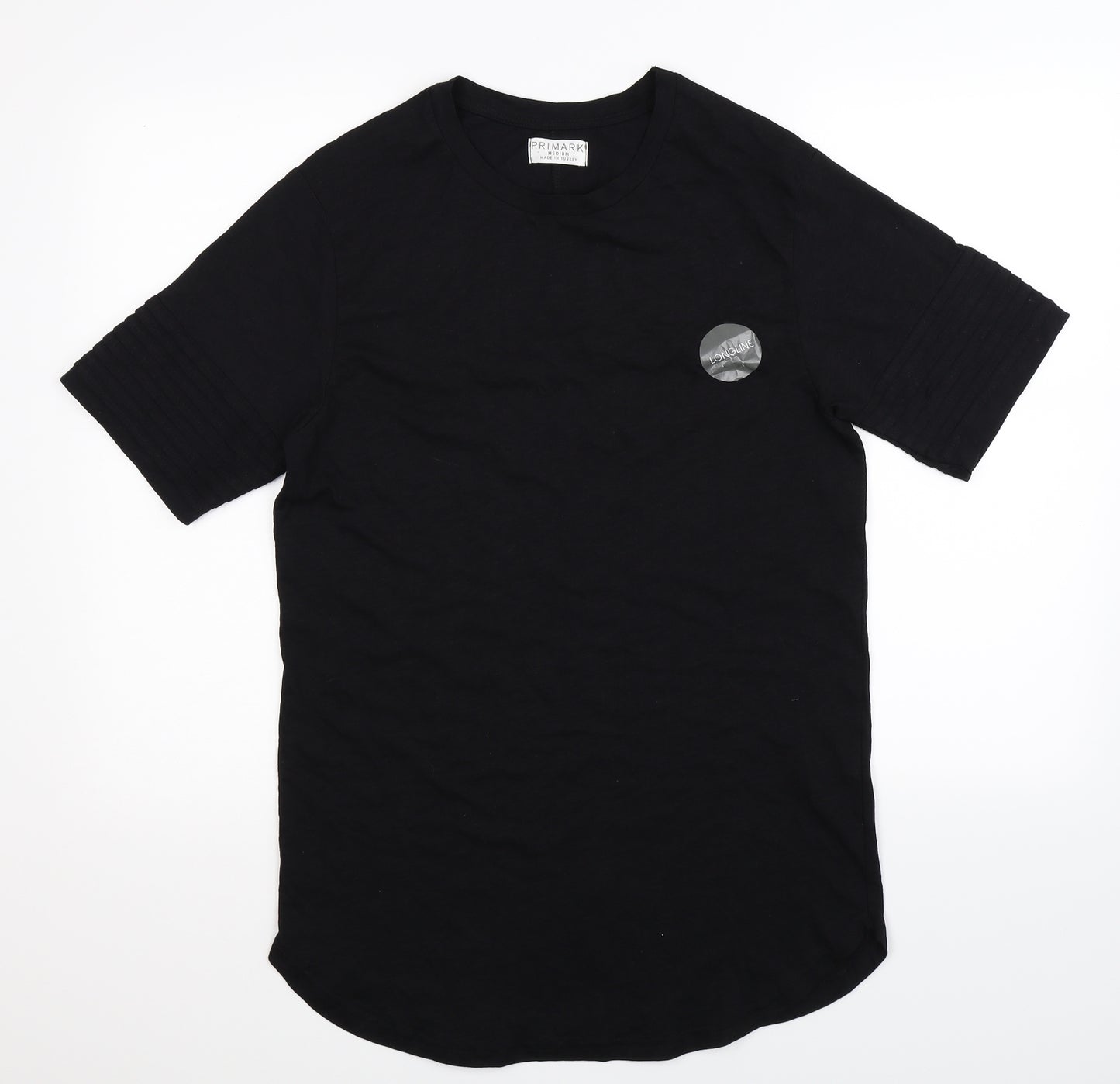 Primark Mens Black    T-Shirt Size M