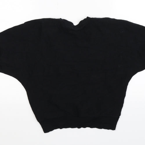 F&F Womens Black  Knit Cardigan Jumper Size 10