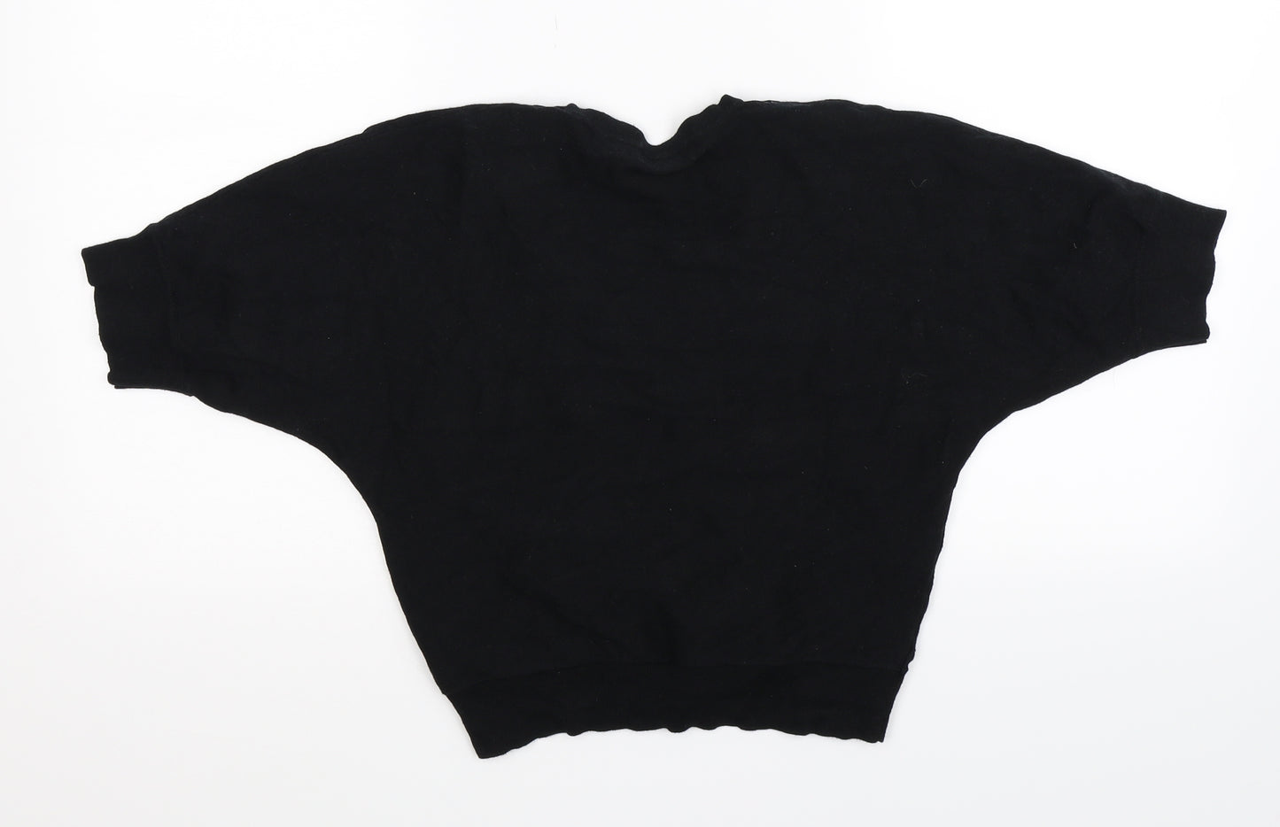 F&F Womens Black  Knit Cardigan Jumper Size 10