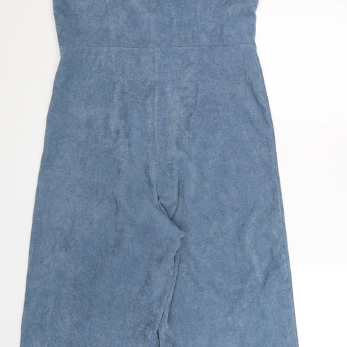 Boohoo Womens Blue   Jumpsuit One-Piece Size 12 L24 in