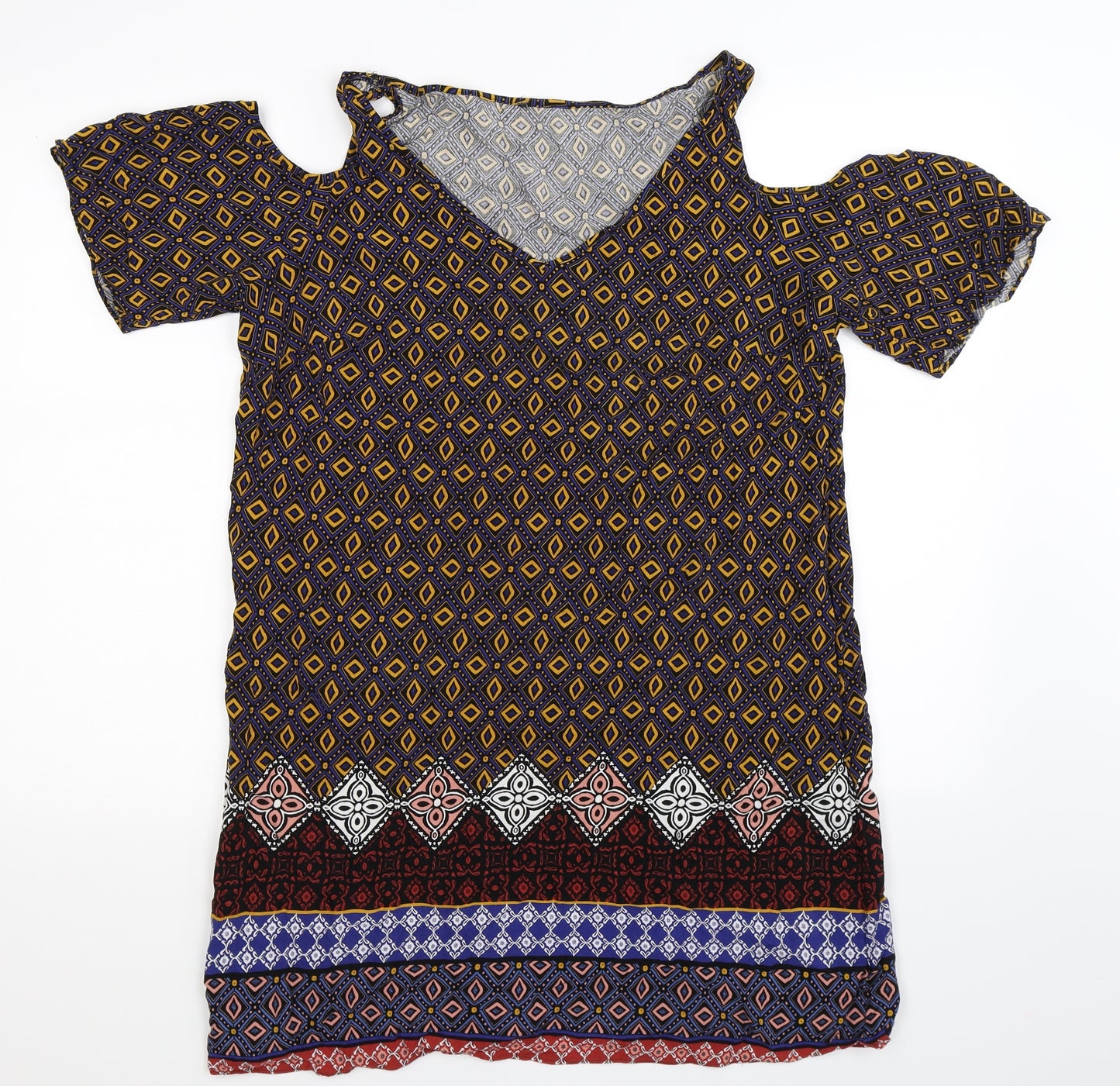 Matalan Womens Multicoloured Geometric  Shift  Size 16