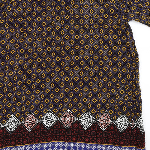 Matalan Womens Multicoloured Geometric  Shift  Size 16