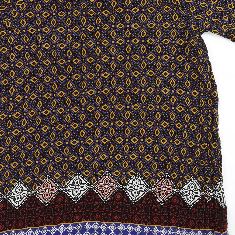 Matalan Womens Multicoloured Geometric  Shift  Size 16