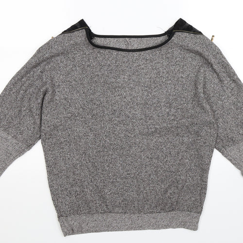 Preworn Womens Grey  Knit Pullover Jumper Size L