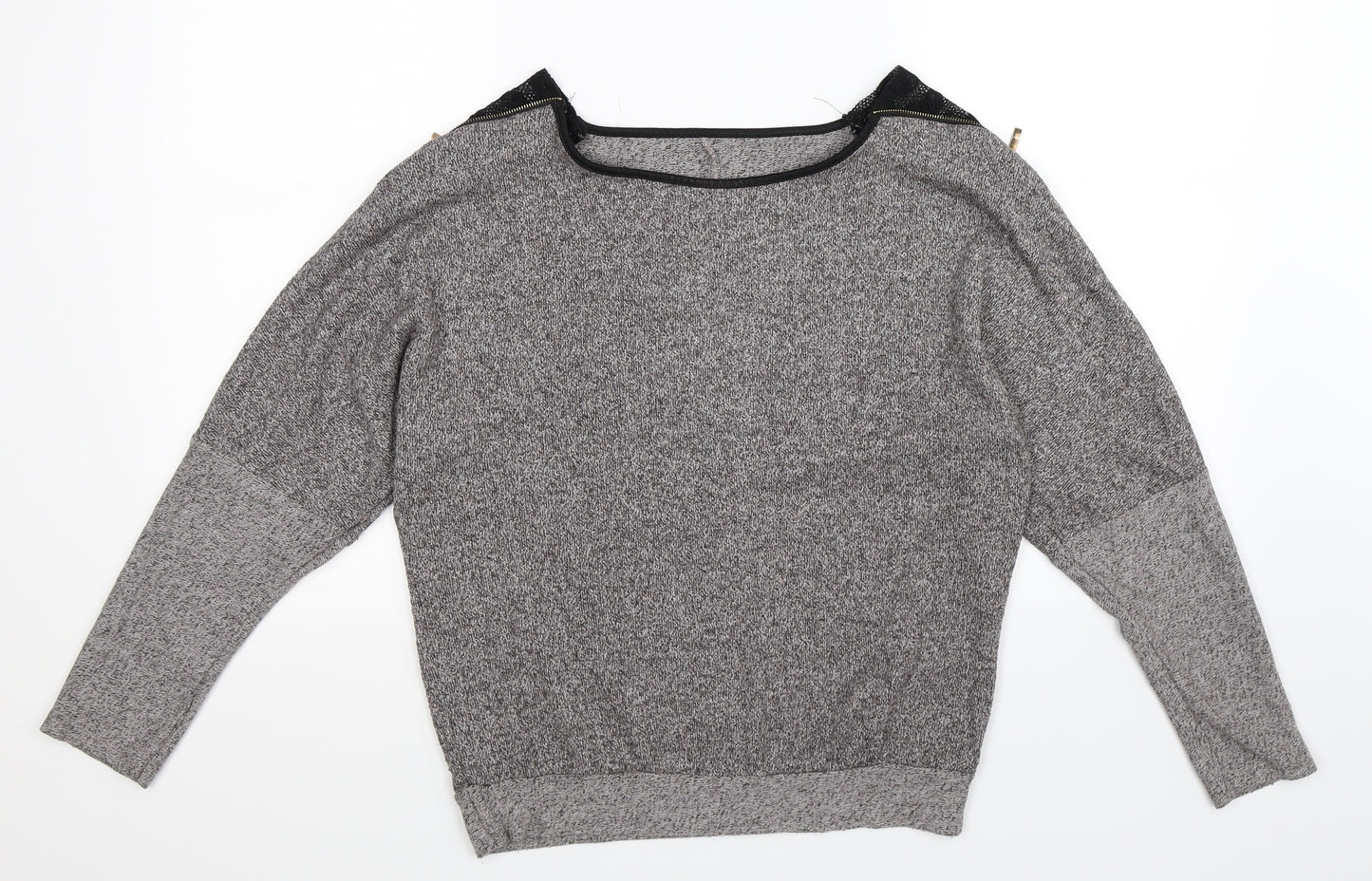 Preworn Womens Grey  Knit Pullover Jumper Size L