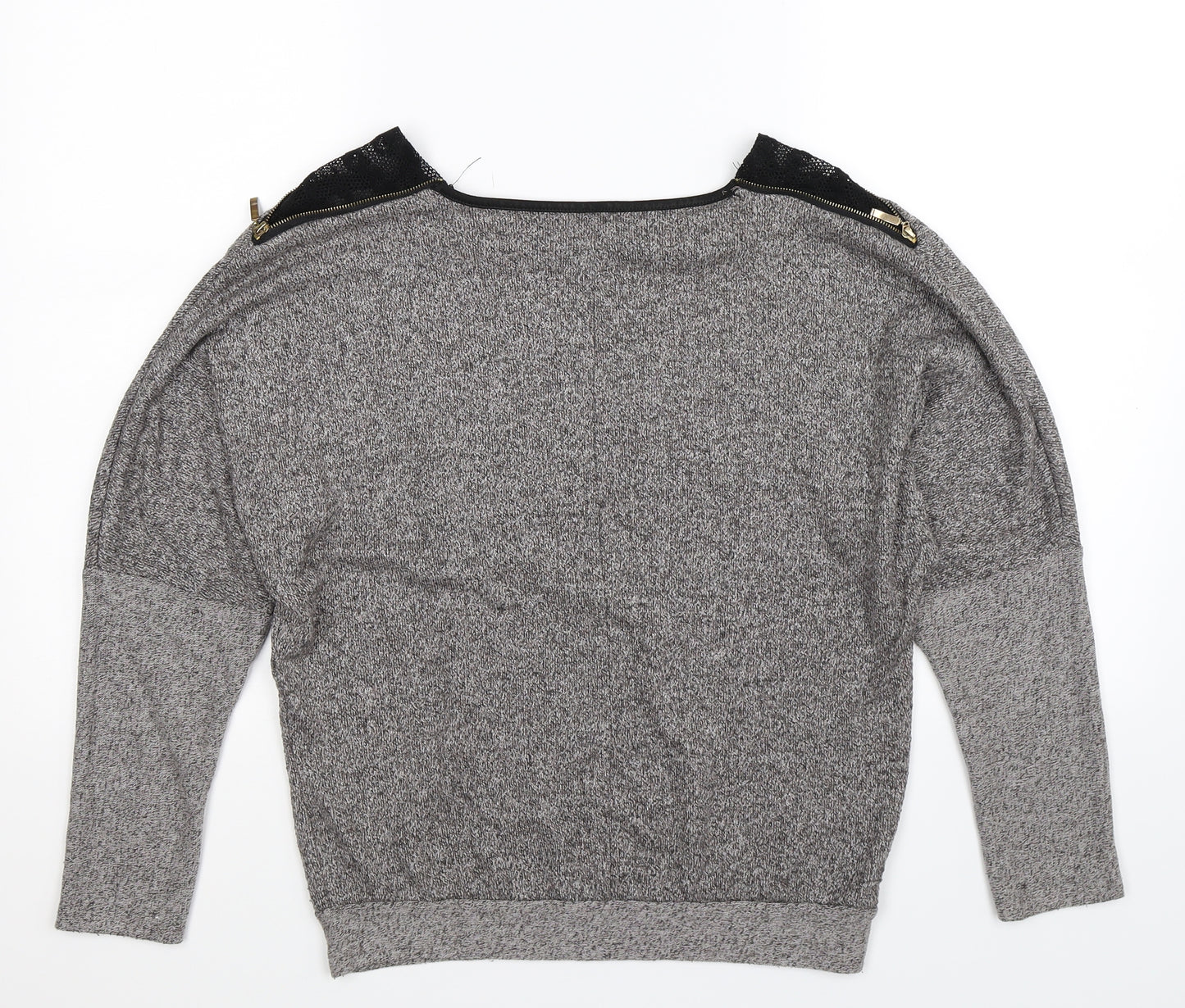 Preworn Womens Grey  Knit Pullover Jumper Size L
