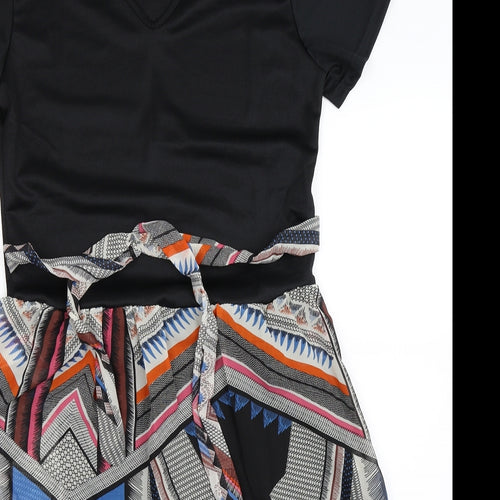 Fazhuofan Womens Multicoloured Geometric  Fit & Flare  Size XL