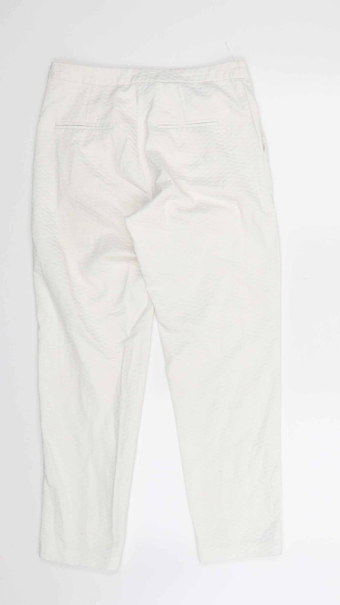 Topshop Womens White   Trousers  Size 8 L26 in