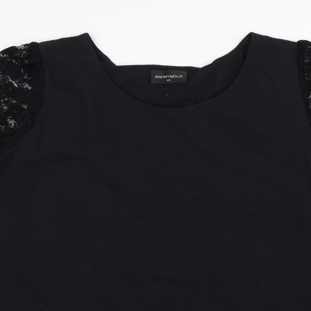 Anonymous Womens Black   Mini  Size 22