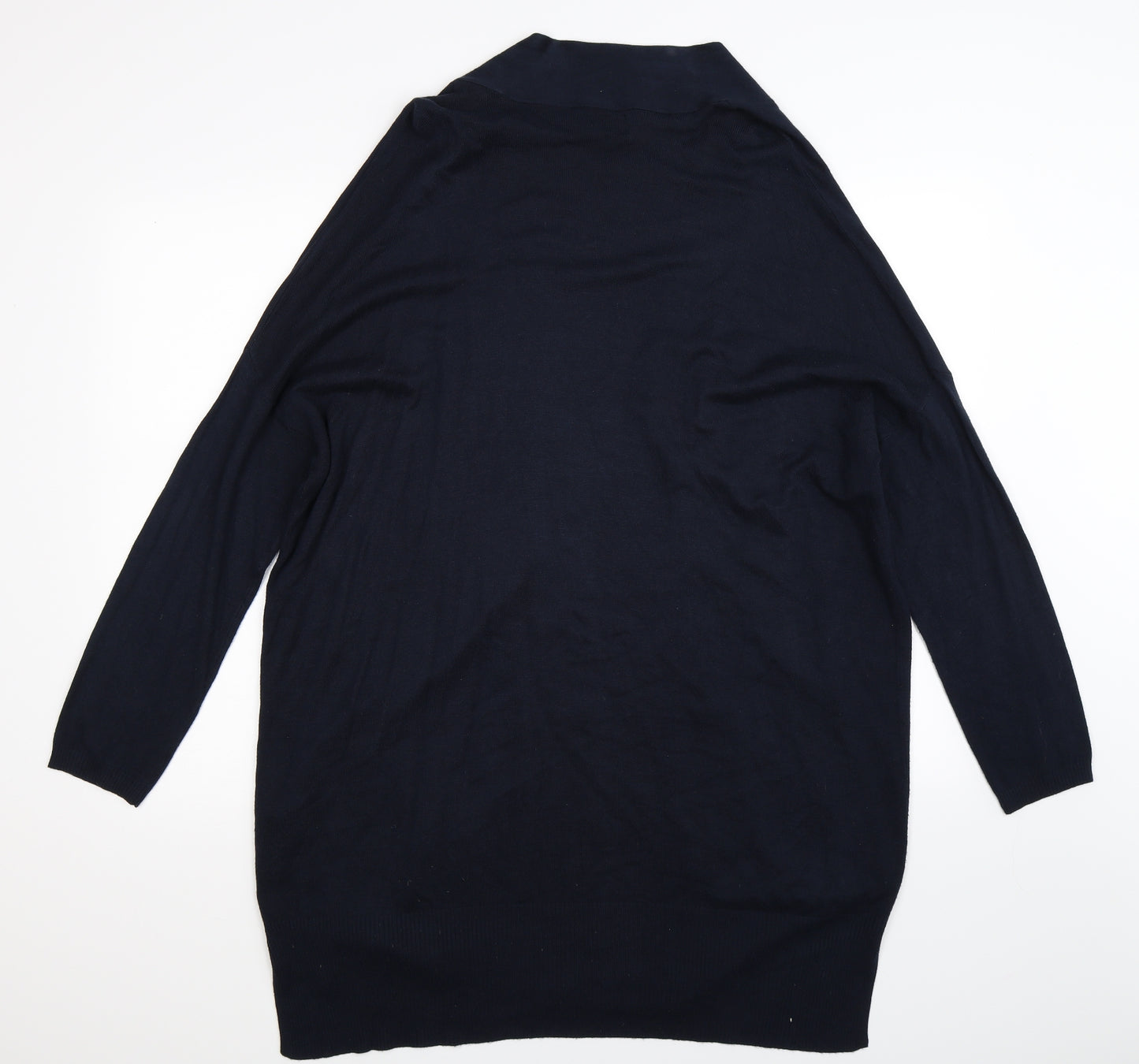 Primark Womens Blue  Knit Cardigan Jumper Size 16