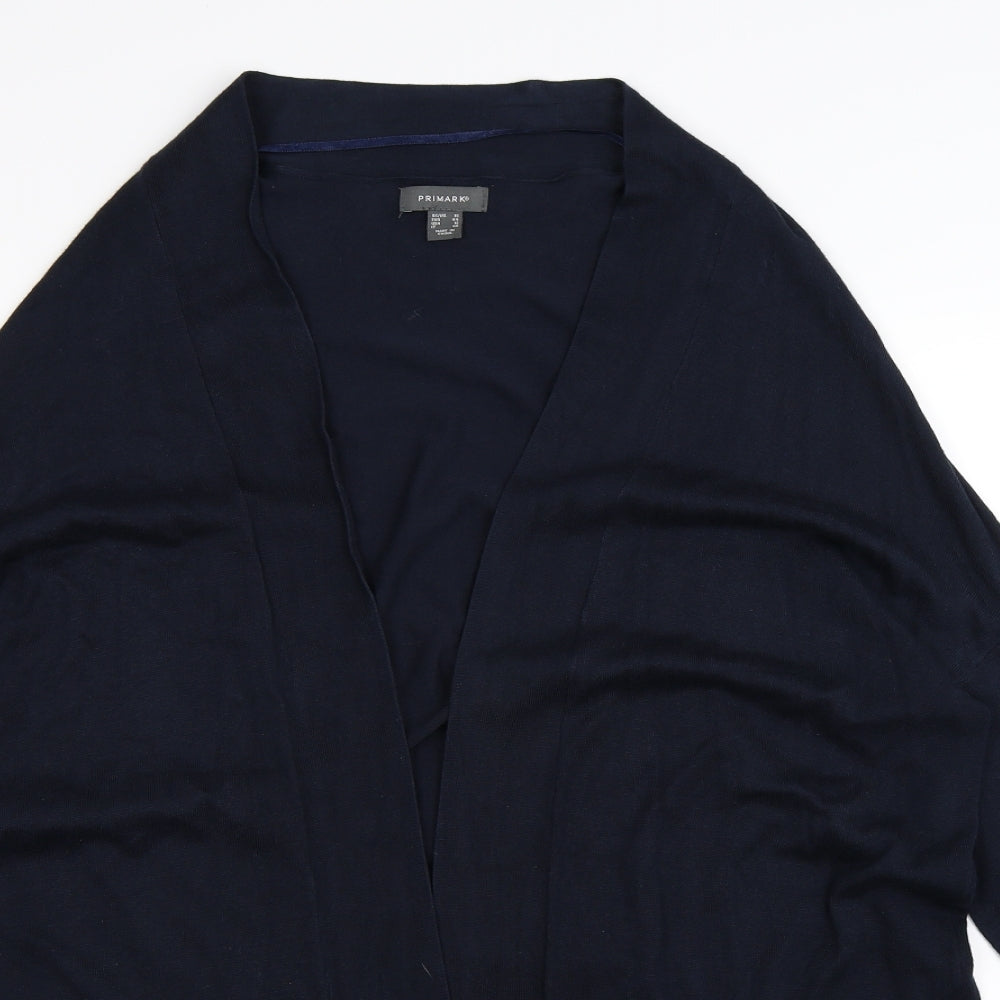 Primark Womens Blue  Knit Cardigan Jumper Size 16