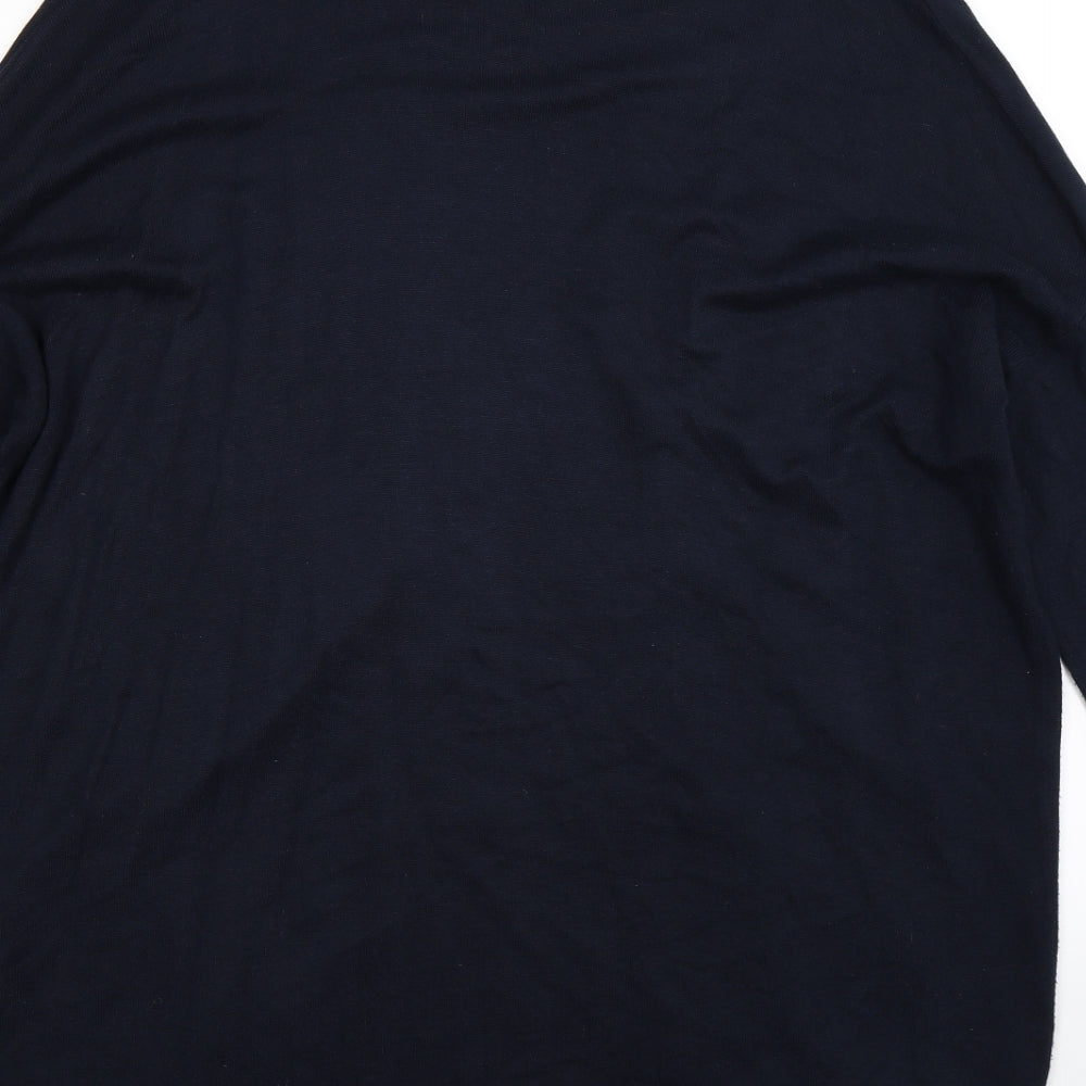 Primark Womens Blue  Knit Cardigan Jumper Size 16