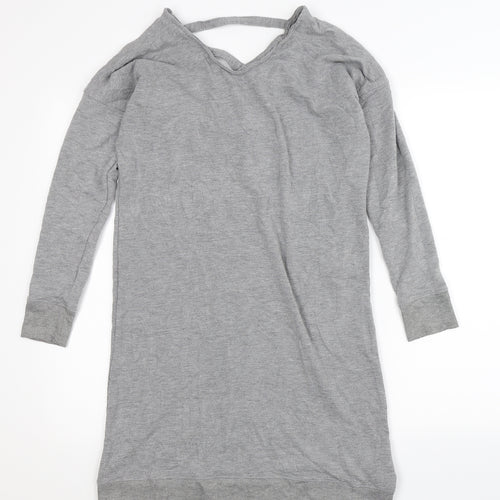 Preworn Womens Grey   T-Shirt Dress  Size S